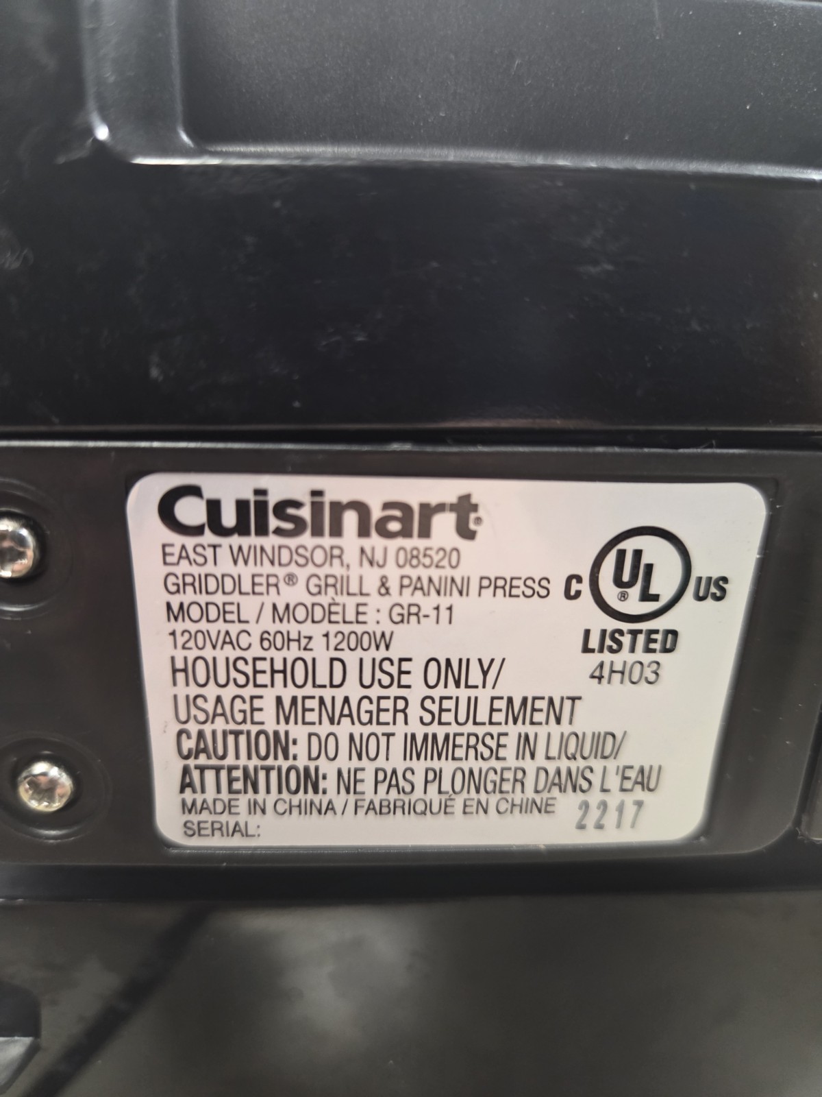 Cuisinart GR-11 Griddler 3-in-1 Grill | Tested & Cleaned