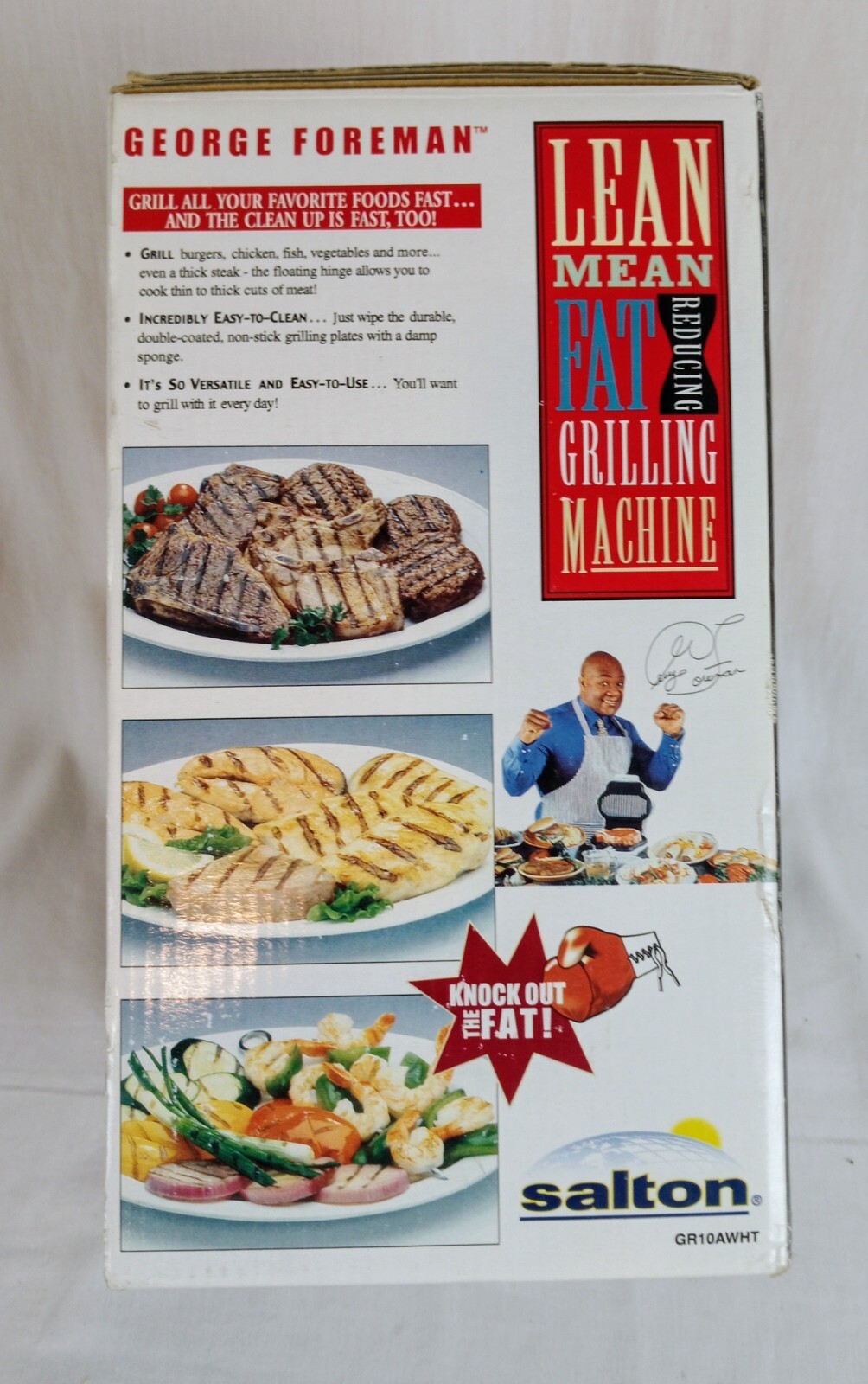 George Foreman Grill (GR10A) Lean Mean Fat Reducing Machine. Brand New in Box.