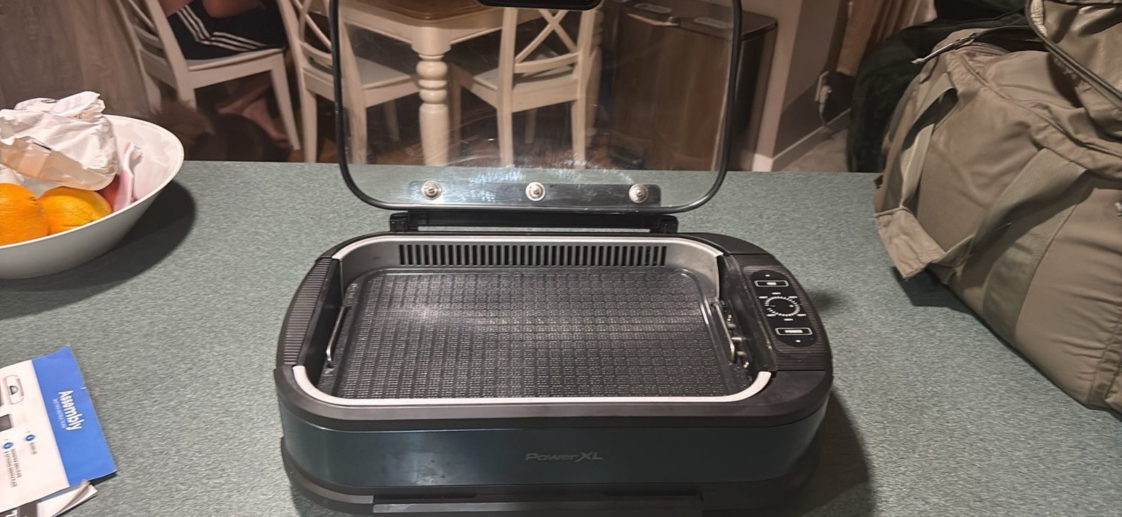 Power XL Indoor Smokeless Grill Pro PG-1500FDR Works