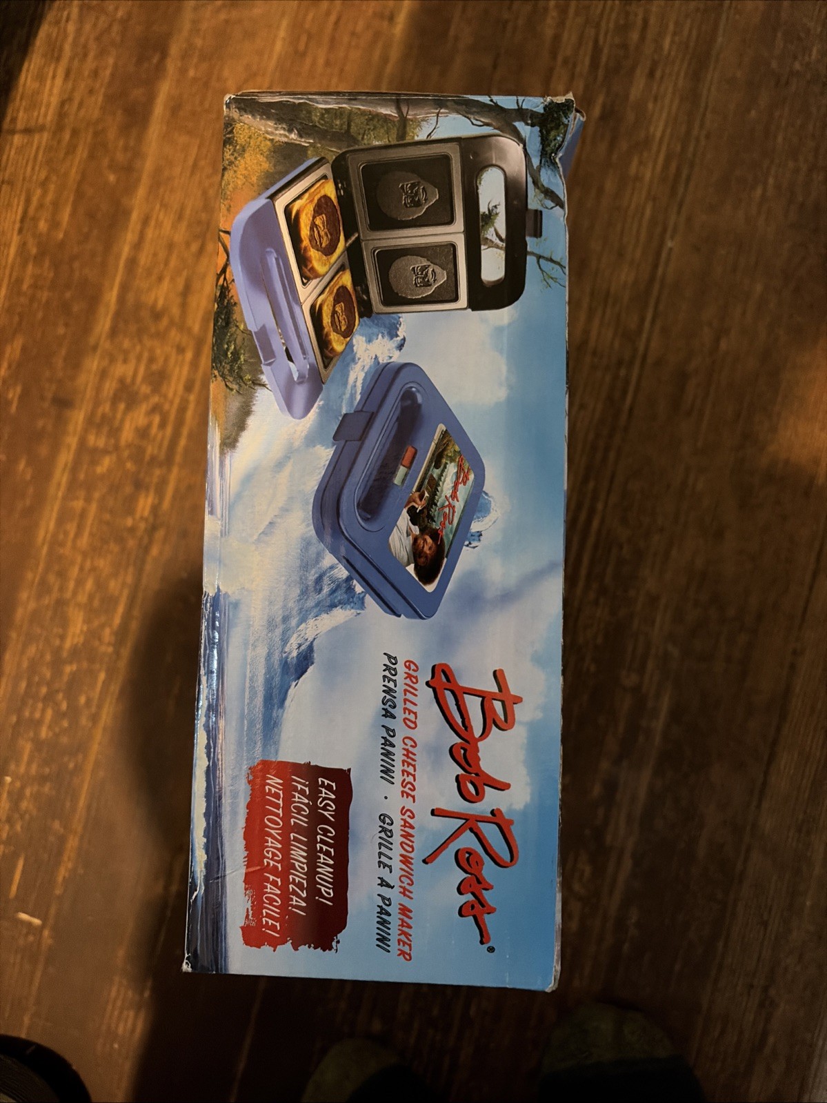 Bob Ross Grilled Cheese Sandwich Maker Uncanny Brands Open Box