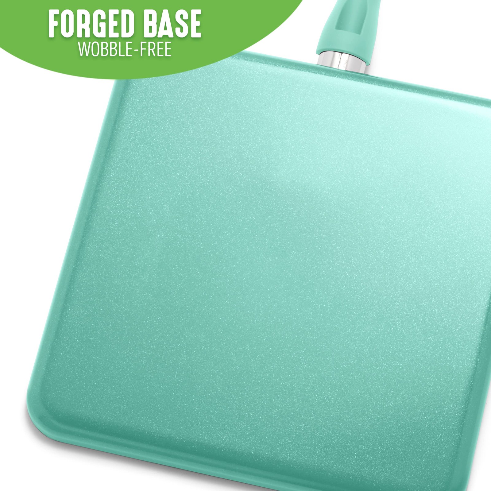 GreenLife Soft Grip Healthy Ceramic Nonstick 11″ Griddle Pan, Turquoise