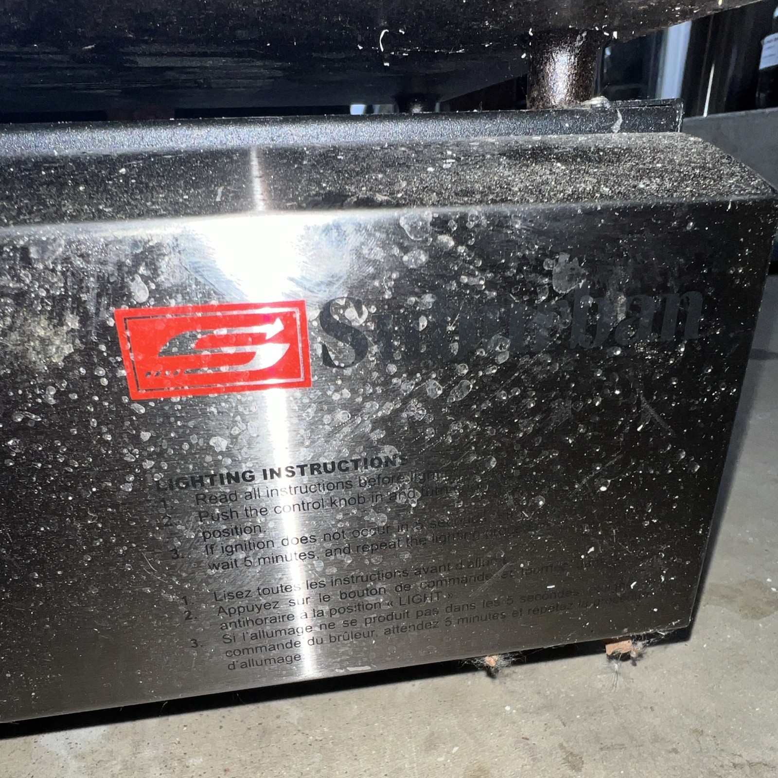 Suburban Gas Countertop Flat Top Griddle Grill Black/Silver Rectangle