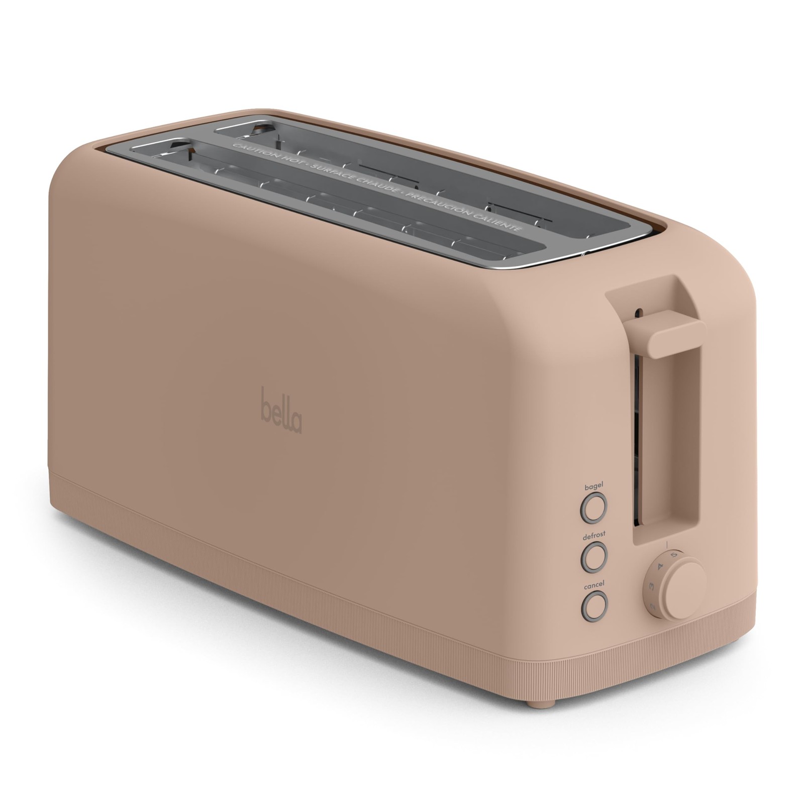 bella 4 Slice Slim Toaster, Fits-anywhere™ Kitchenware, 6 4 Slice, Blossom