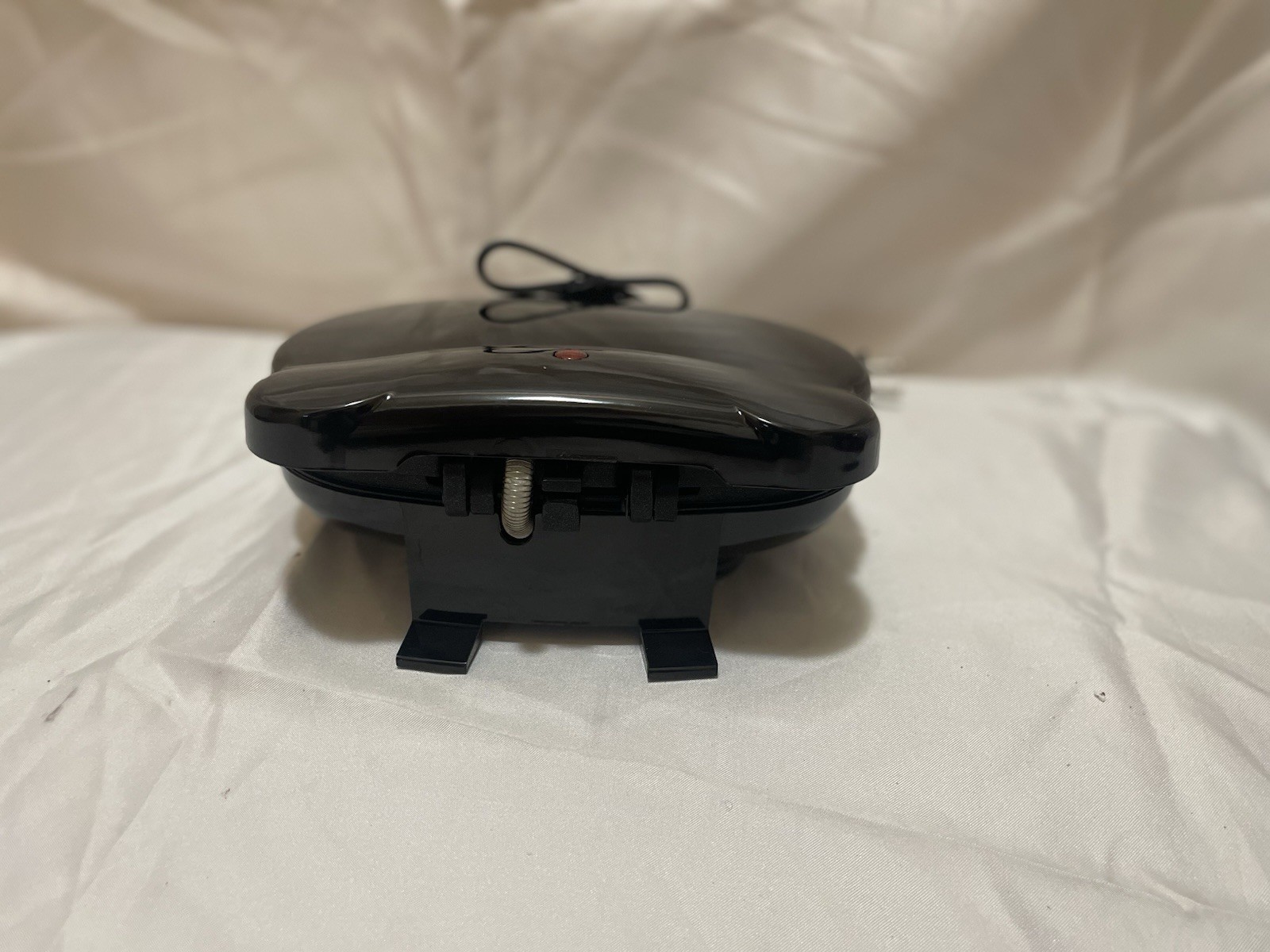 Indoor Electric Grill KB-1, Black, Drip Tray, Non-Stick, Adjustable Hinge, Oval
