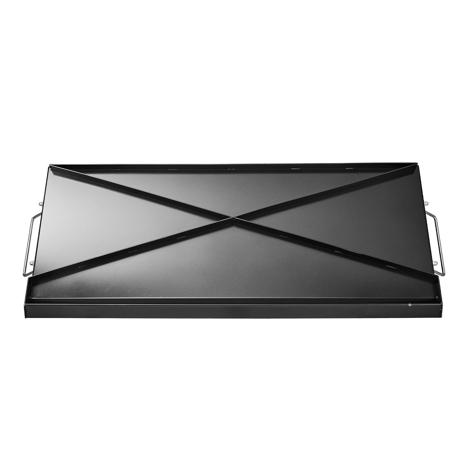 32×14 in Flat Top Griddle Carbon Steel Universal BBQ Grill Pan Cookware