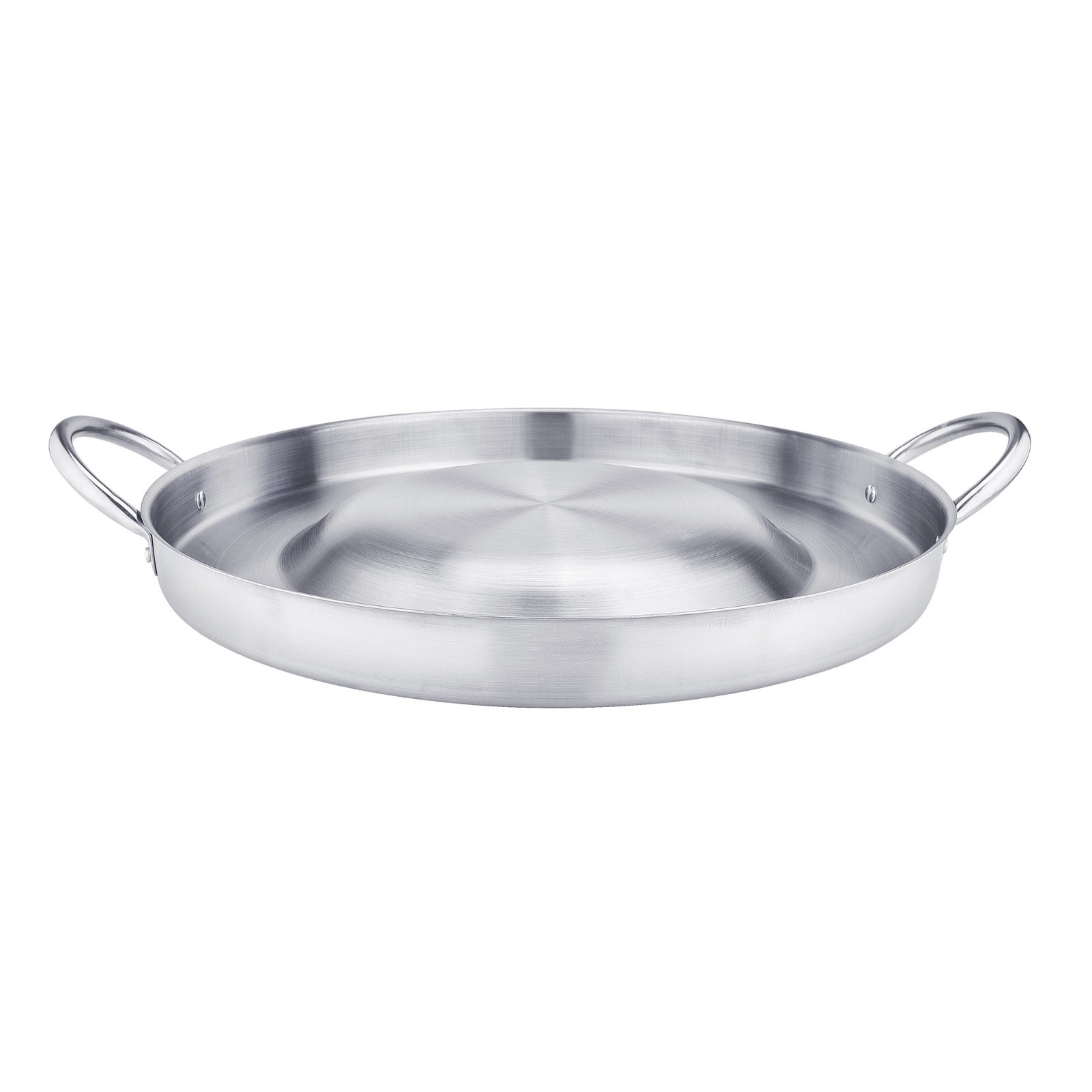 Imusa Convex Comal w/Metal Handles 22in Stainless Steel