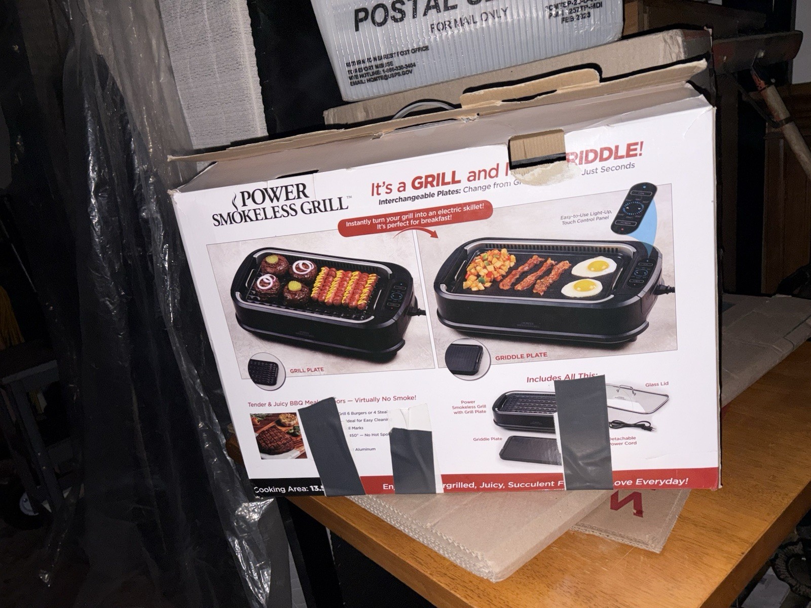 Power XL Smokeless Electric Indoor Removable Grill /Griddle Plates Nonstick Read