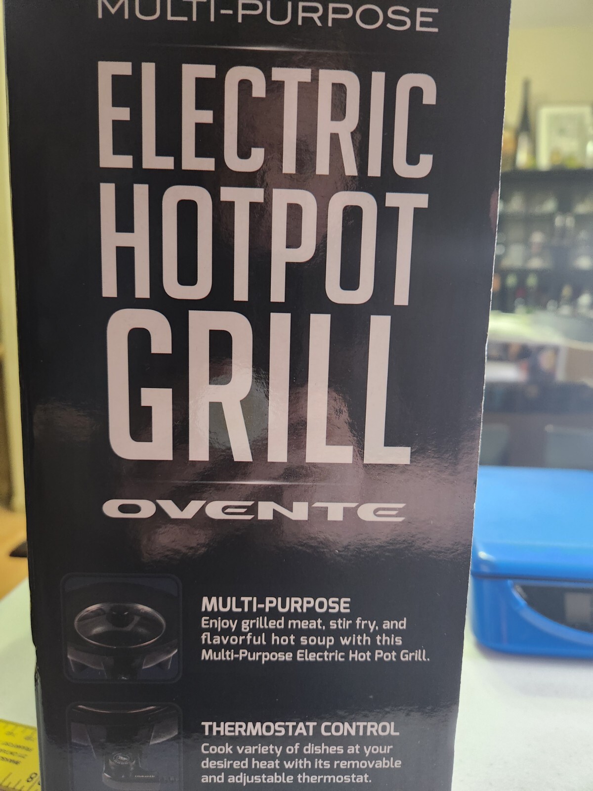 Ovente Electric HotPot Grill 13″ 2-in-1 Combo Multi-Purpose Non-Stick New in box