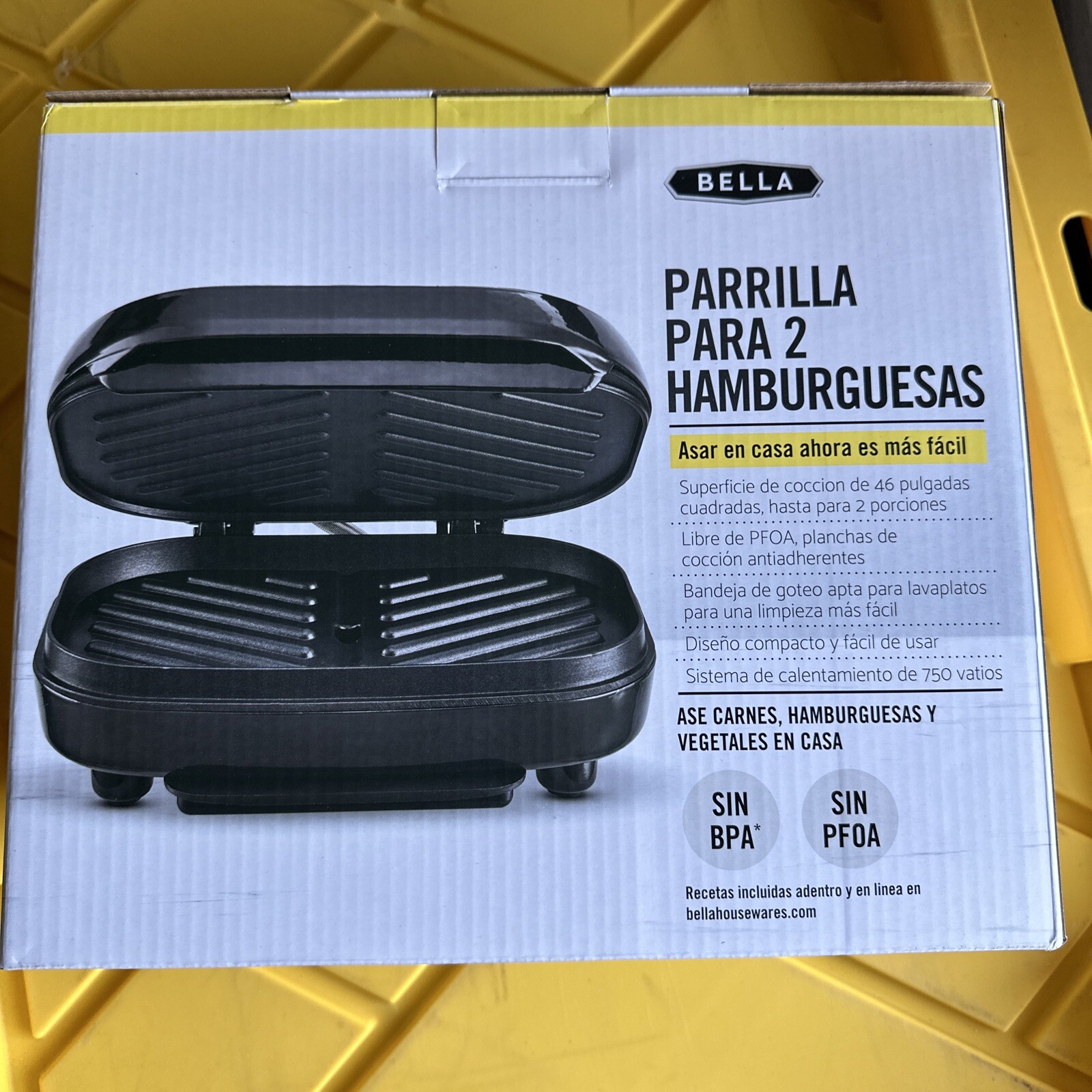 Bella 2 Burger Electric Grill 17171