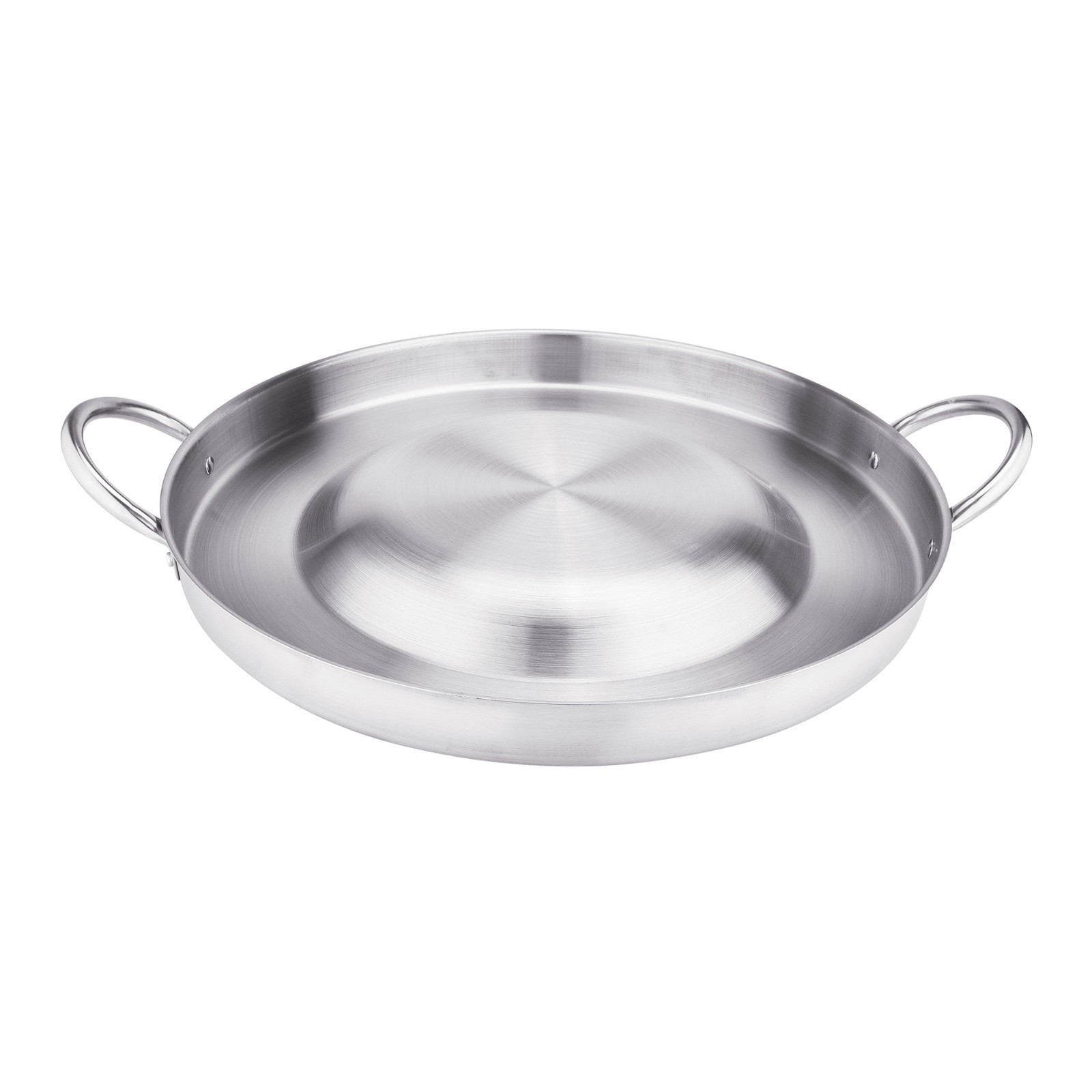 Imusa Convex Comal w/Metal Handles 22in Stainless Steel