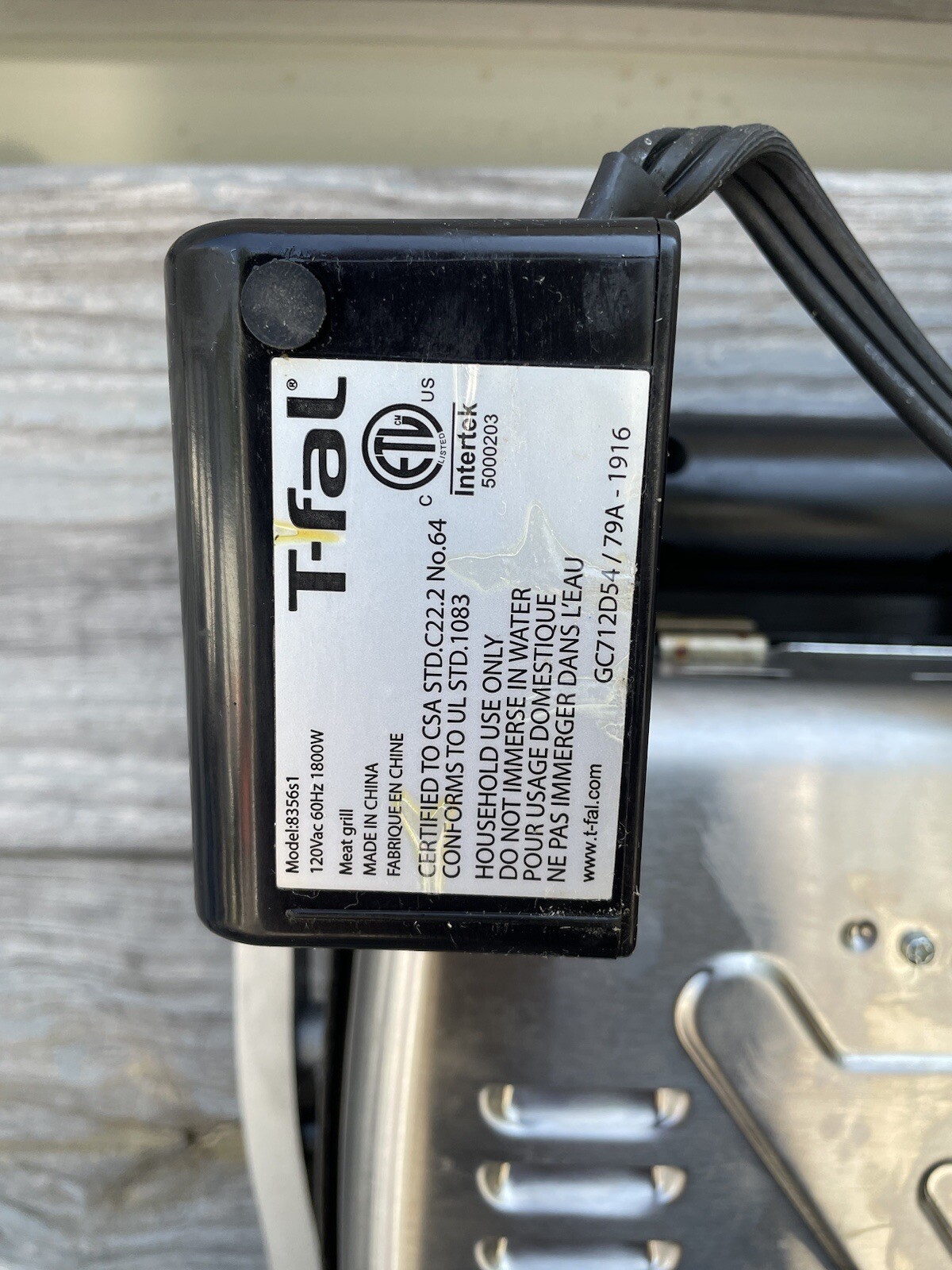 T-Fal OptiGrill Plus Stainless Steel Indoor Electric Grill Tested Works Great
