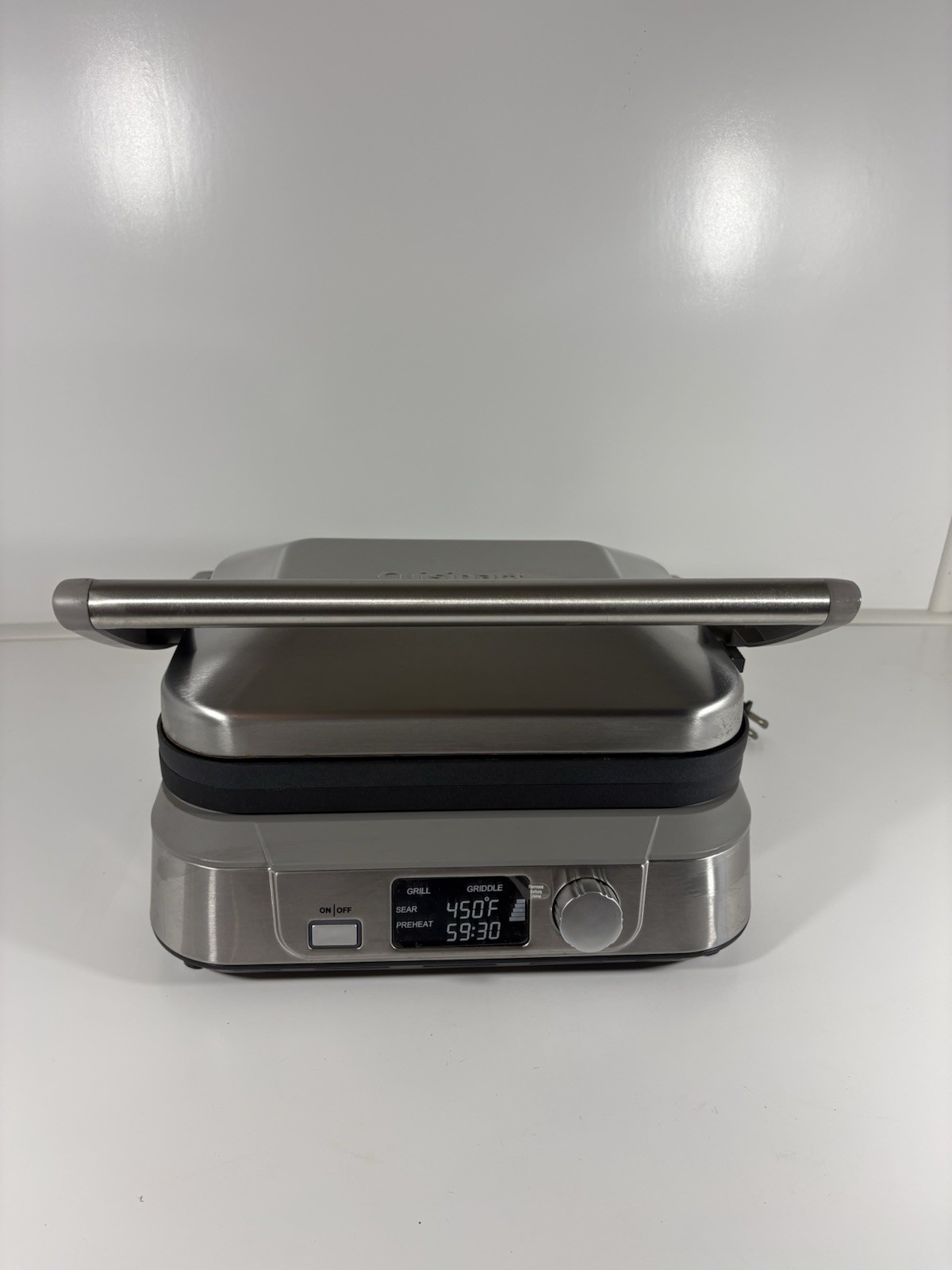 Cuisinart Electric Griddler Food Press FIVE – GR-5B 5-in-1 LCD Display