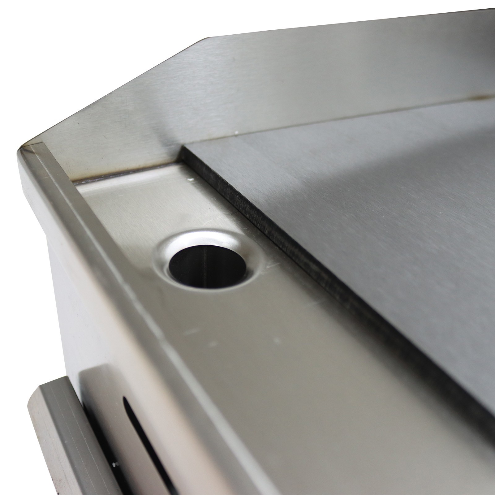 14.2*11.8 inch Stainless Steel Countertop Flat Griddle LP Gas 2800PA