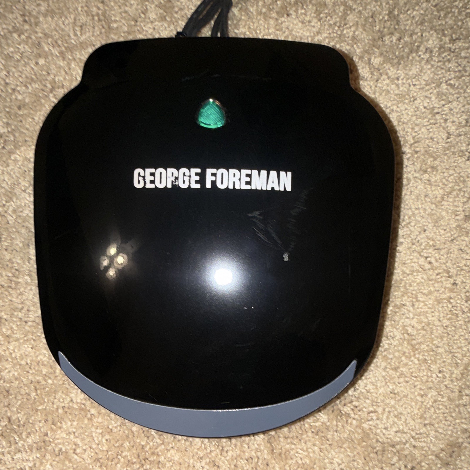 George Foreman Electric Contact Grill & Griddle 700W Black Rectangular