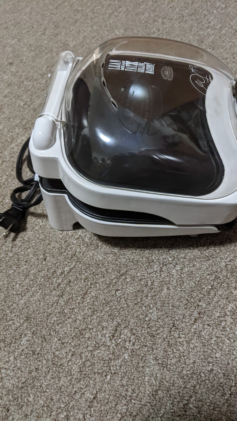 GEORGE FOREMAN LEAN MEAN GRILLING MACHINE MODEL GR10ABW