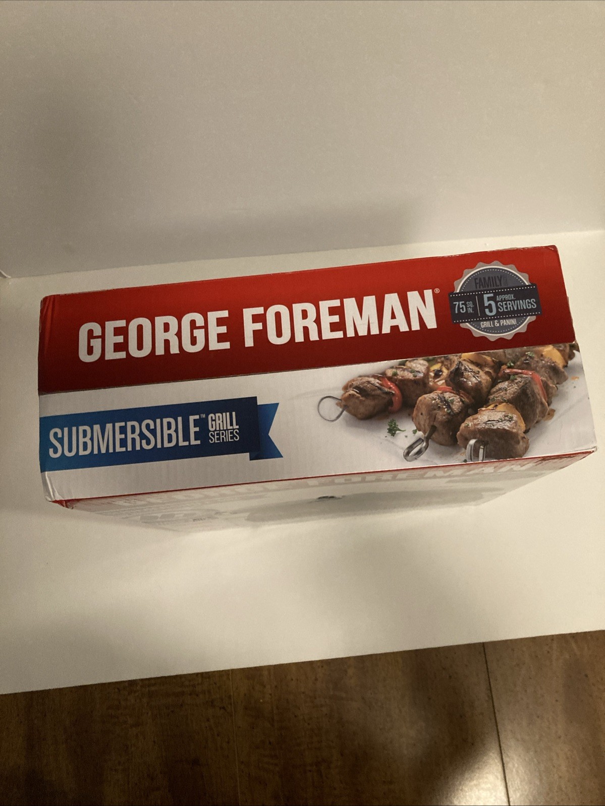 George Foreman – GRECV075B, 5 Serving Submersible Grill Black Plates
