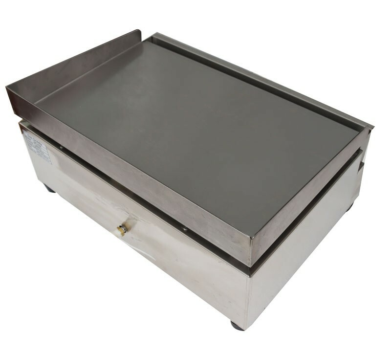 21” Commercial LPG Gas Griddle Countertop Non-Stick Flat Grill Stainless Steel