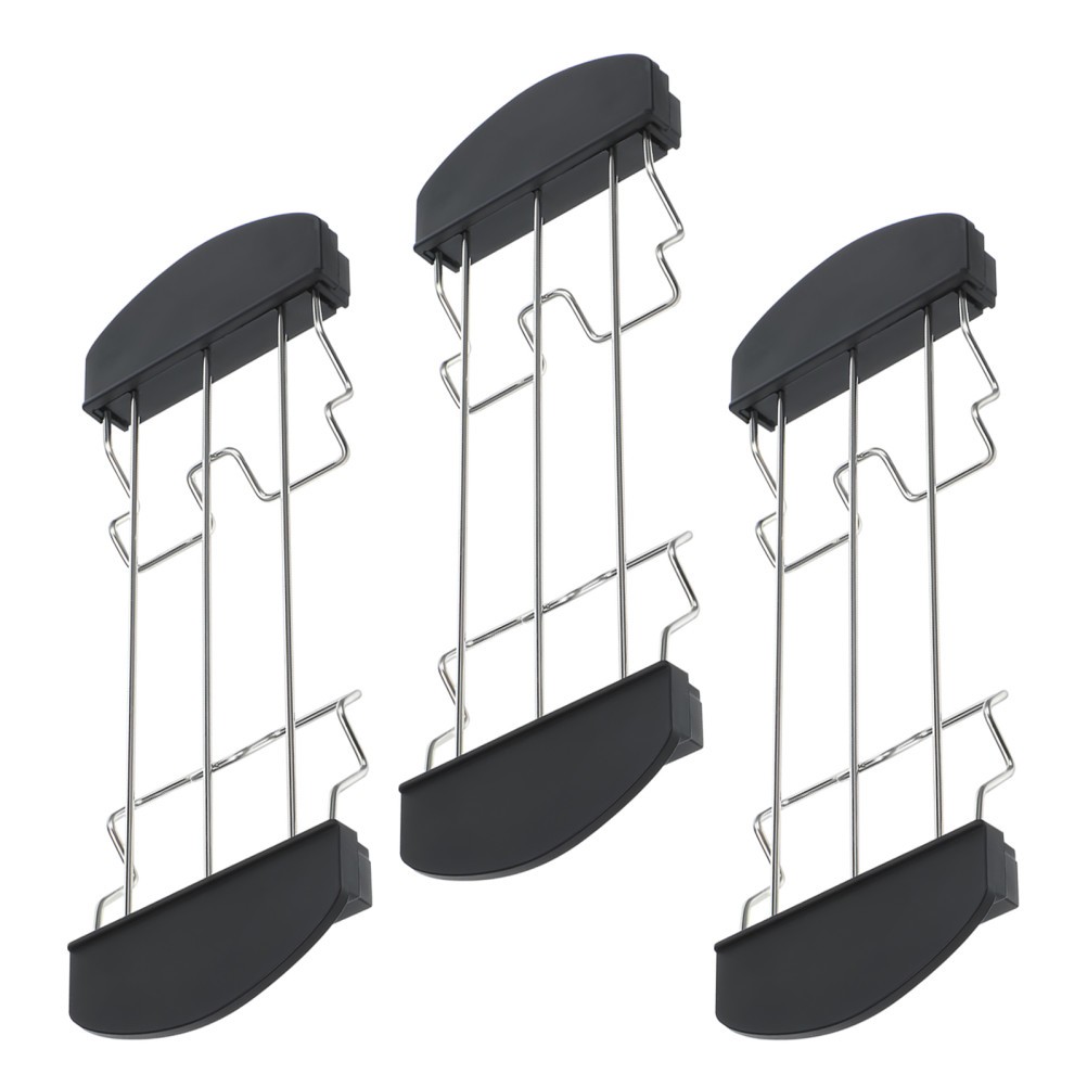 Black Stainless Steel Toast Rack for Home Kitchen Cooling Grid and Bread Holder