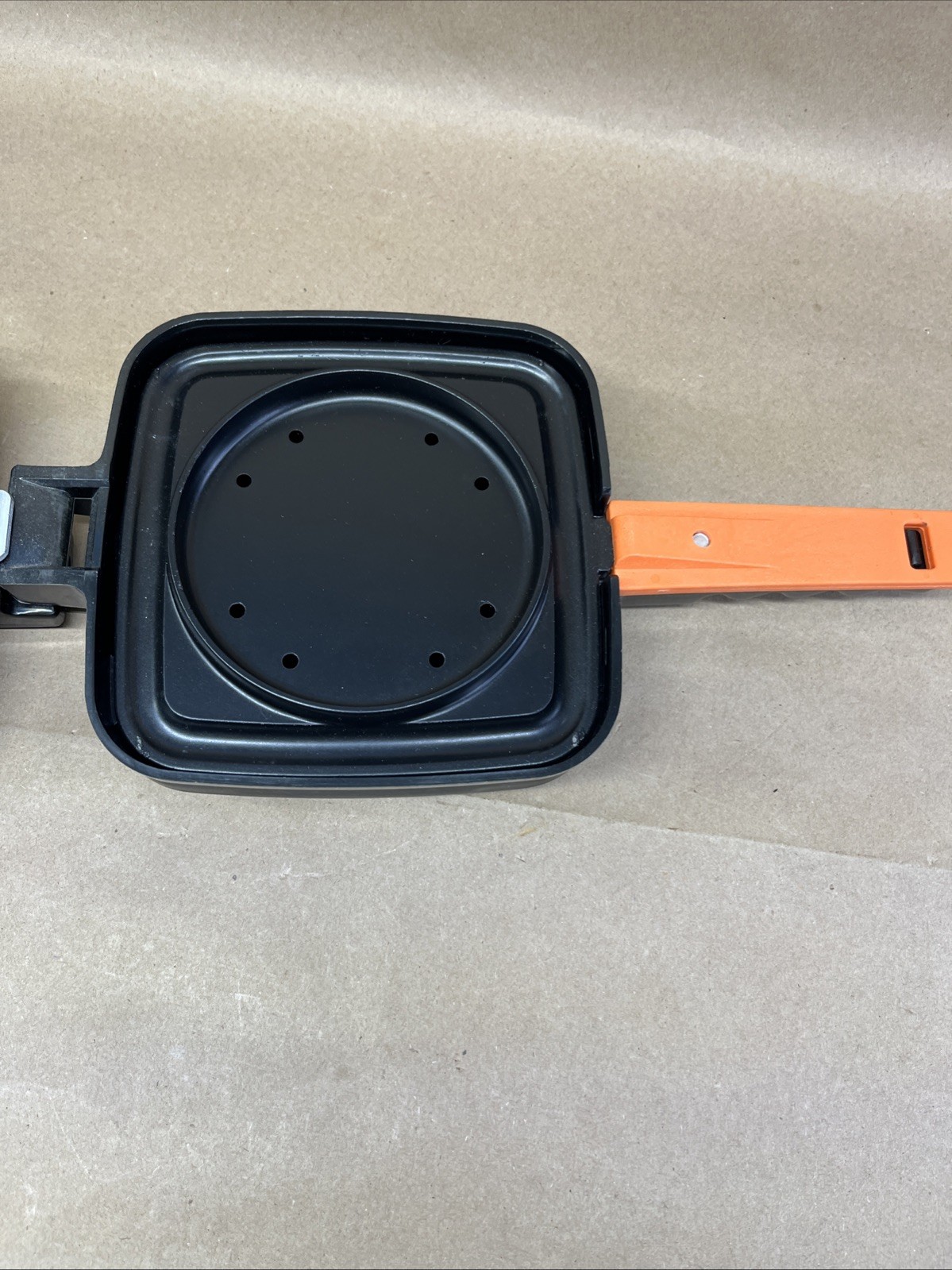 Vintage Sears Mr. Burger I Electric Griddle Kitchen Appliance Single Hamburger