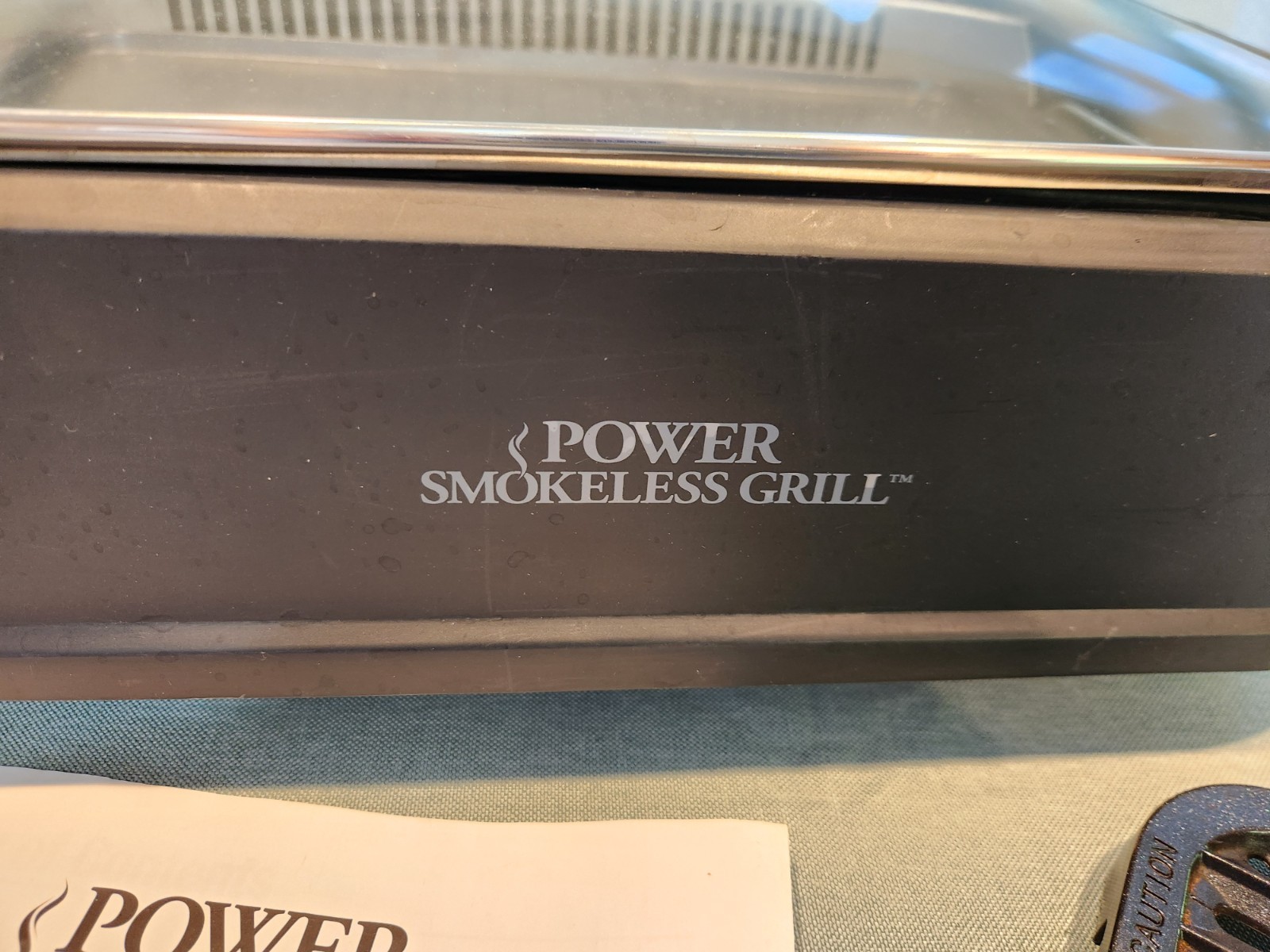 Power PG-1500 Smokeless Indoor Electric Grill 1500W Black Easy Clean Working
