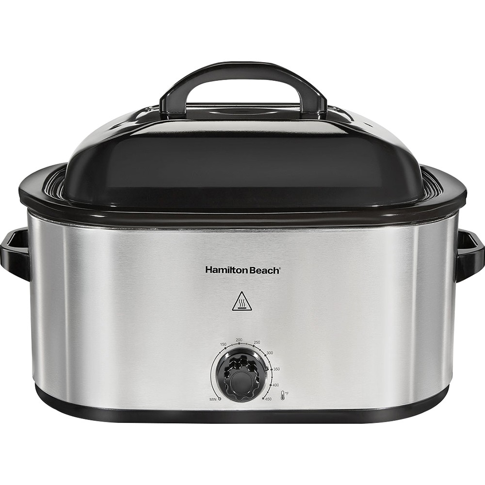 Hamilton Beach 22Qt. Electric Roaster Oven w/ Removable Pan, Stainless Steel