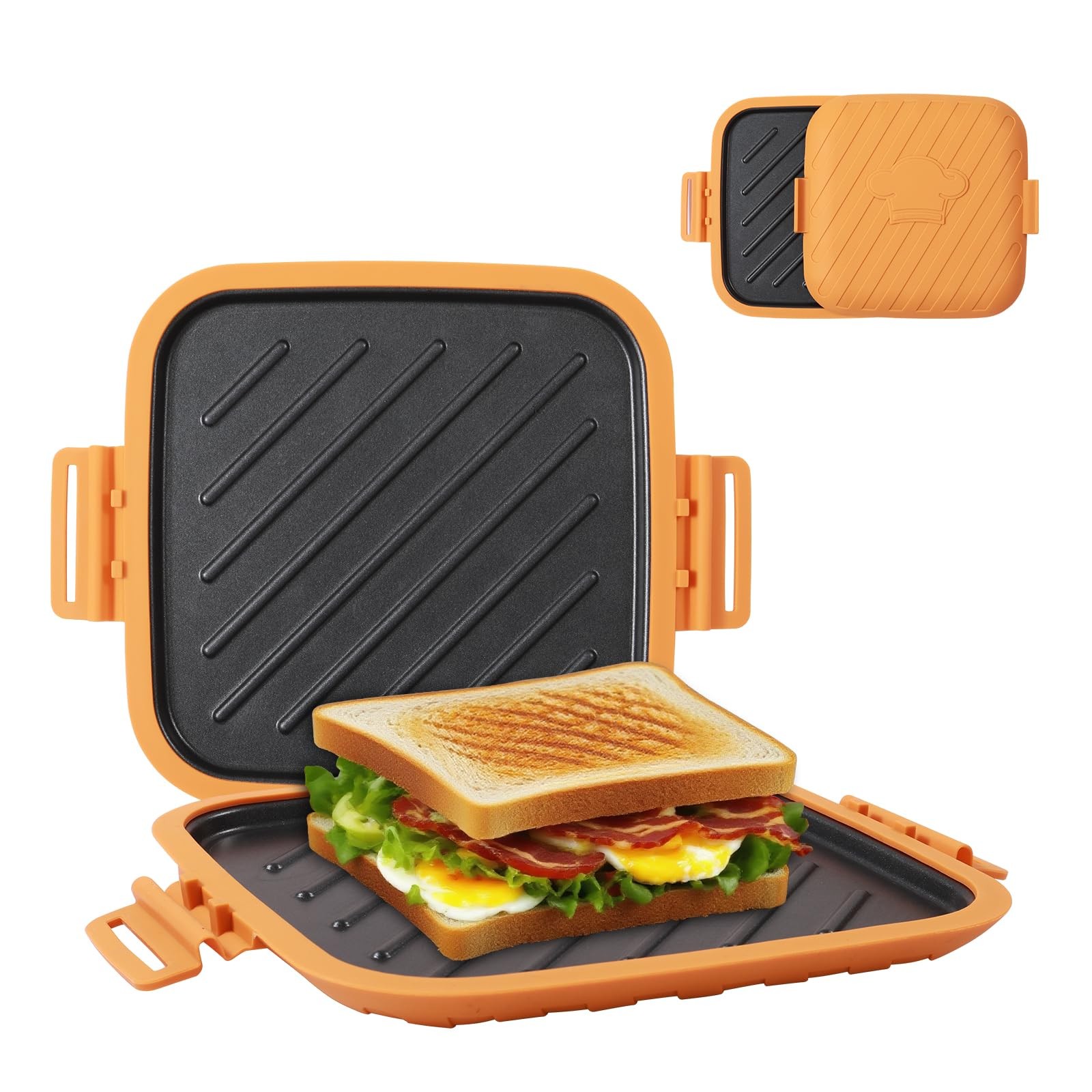 Microwave Toastie Sandwich Maker, Microwave Grill Cheese Panini Press Maker, …