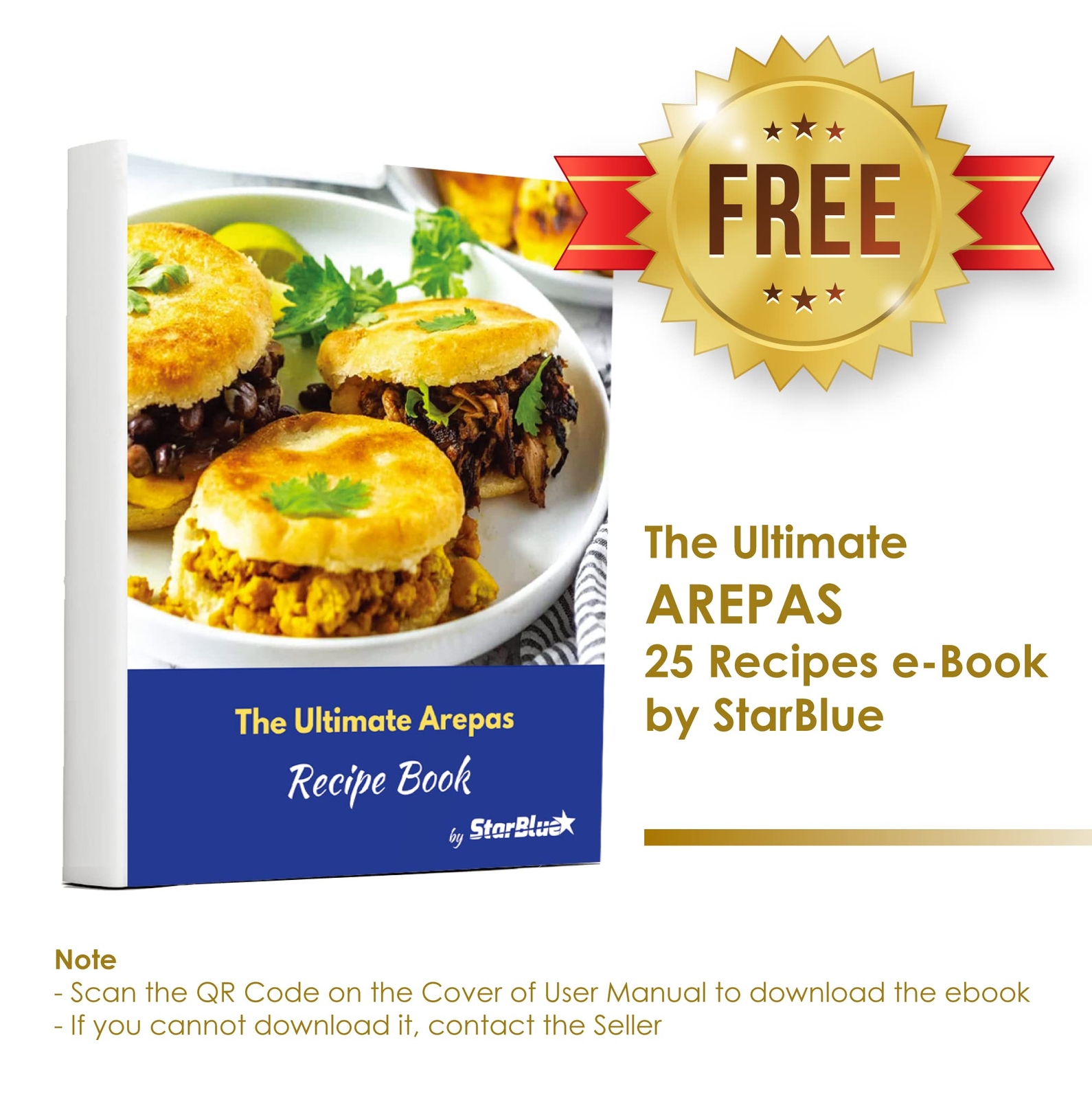 Electric Arepa Maker and Mini Pancake Maker by with FREE Arepa Recipes eBook …