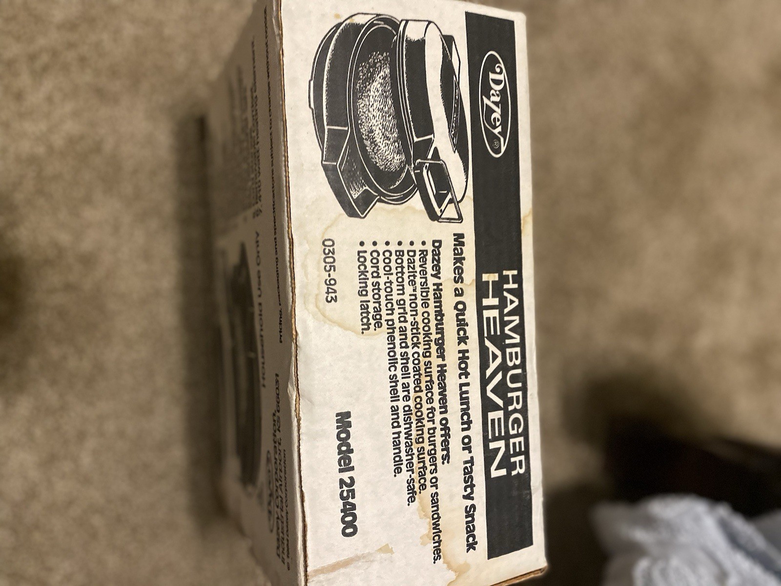 Vintage Dazey Hamburger Heaven Grill