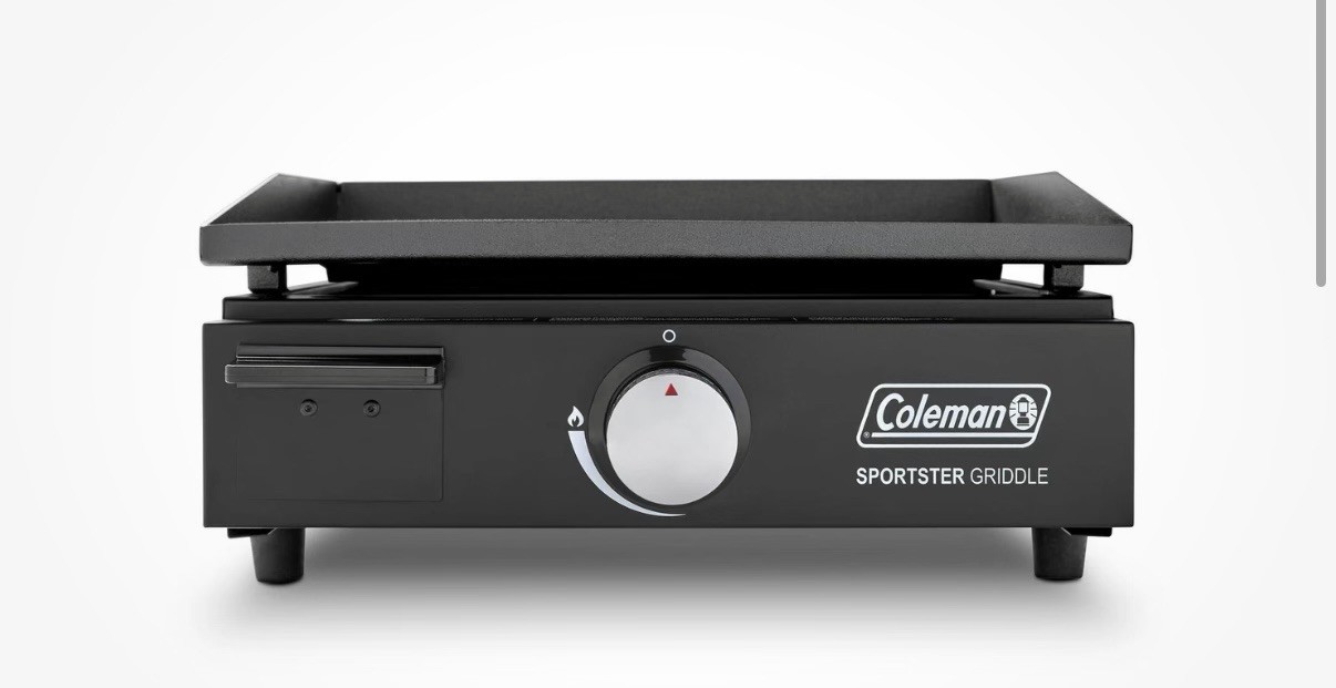 Coleman Sportster Tabletop 17 inch Griddle, Black – Easy-cleaning