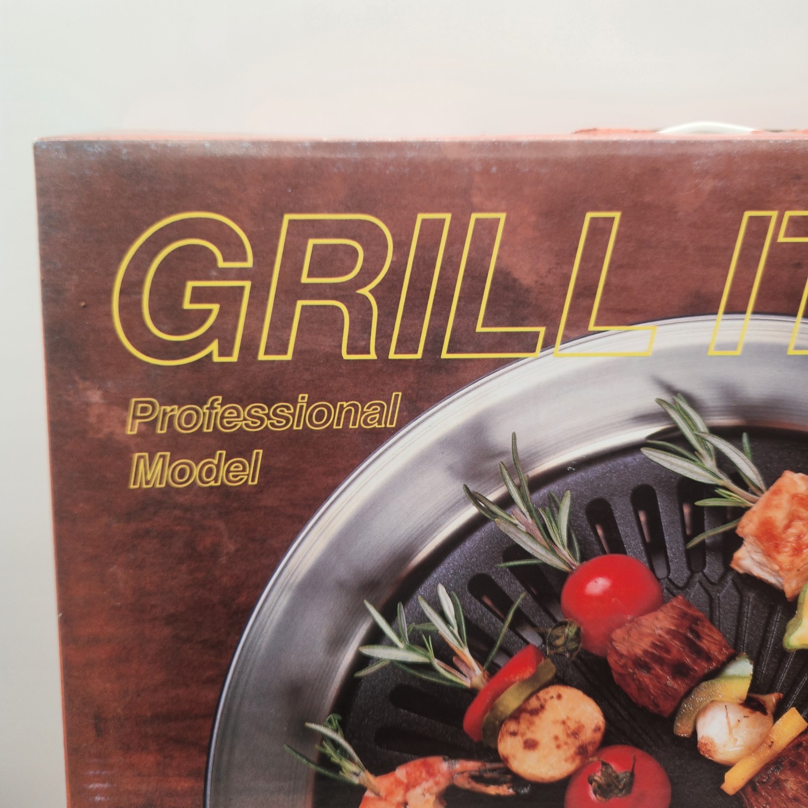 Grill It Professional Model Indoor Smokeless Stove Top Grill 1998 Open Box