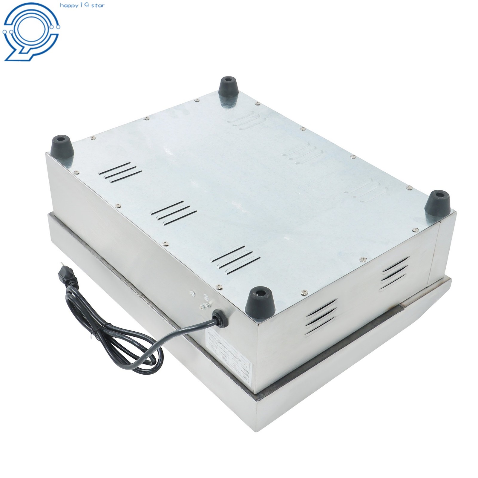 22″ 122℉-572℉ Commercial Electric Griddle 1600W Countertop Flat Top Grill