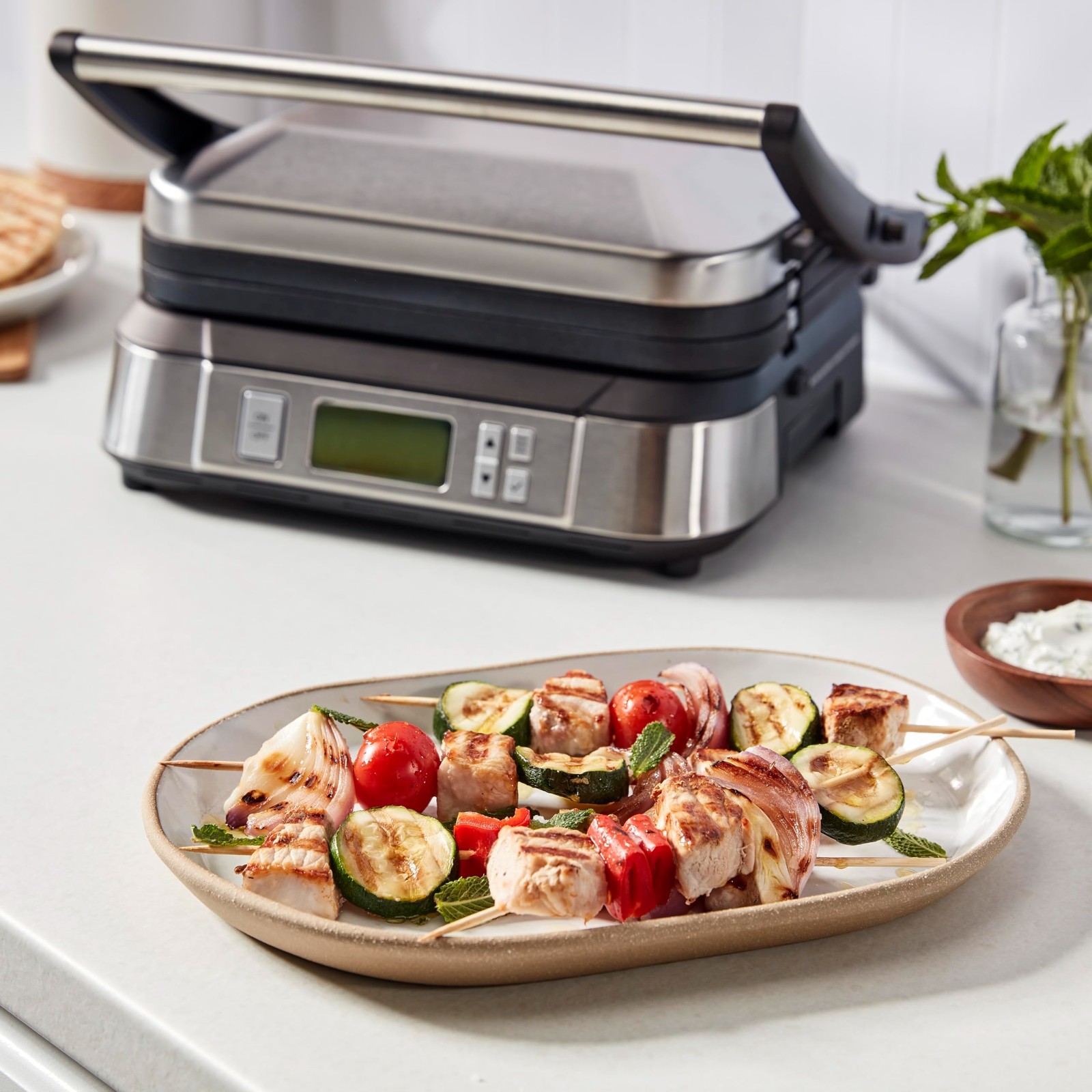 Cuisinart Griddler with Smoke-Less Mode, GR-6SNAS