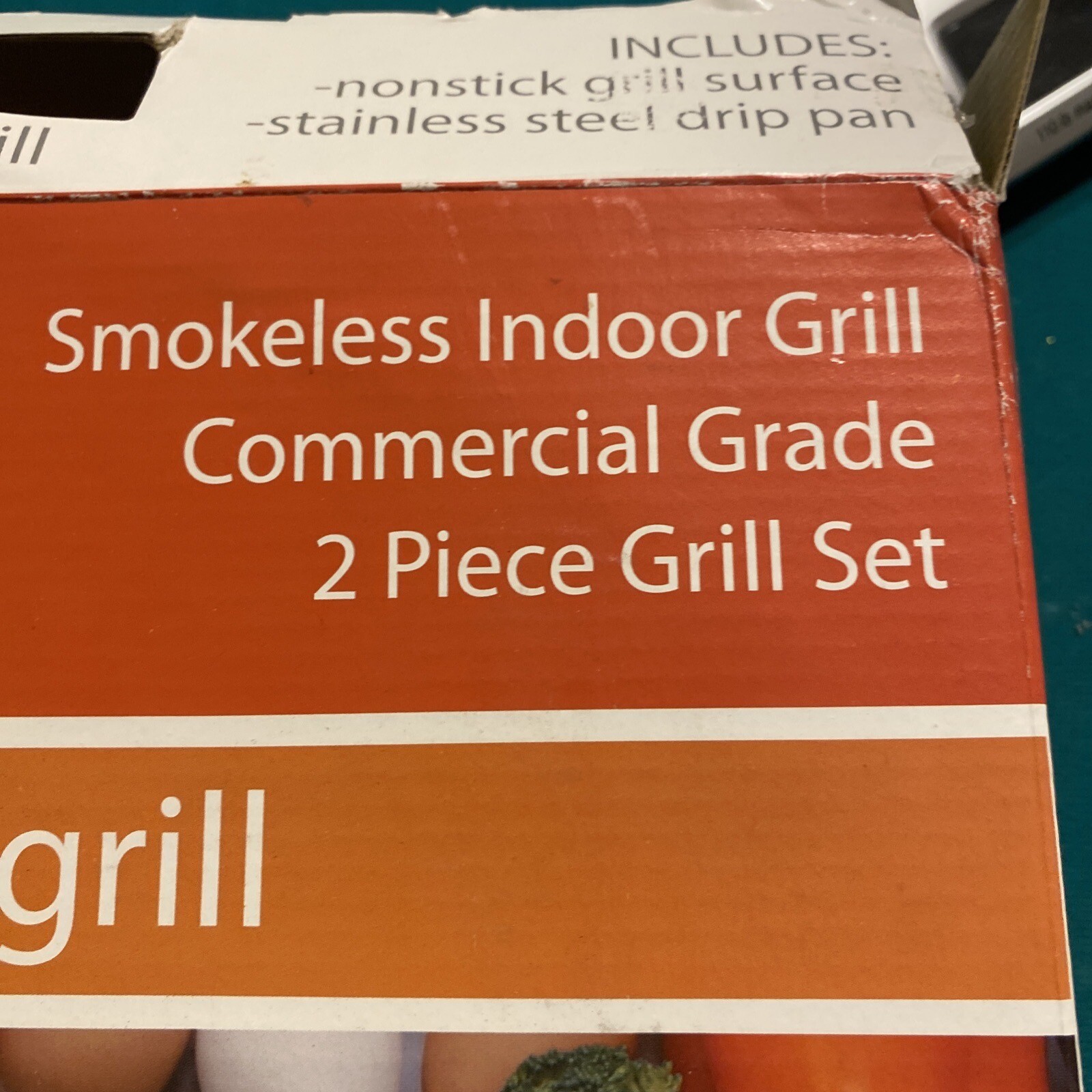 Kitchen + Home Stove Top Smokeless Grill Indoor BBQ,