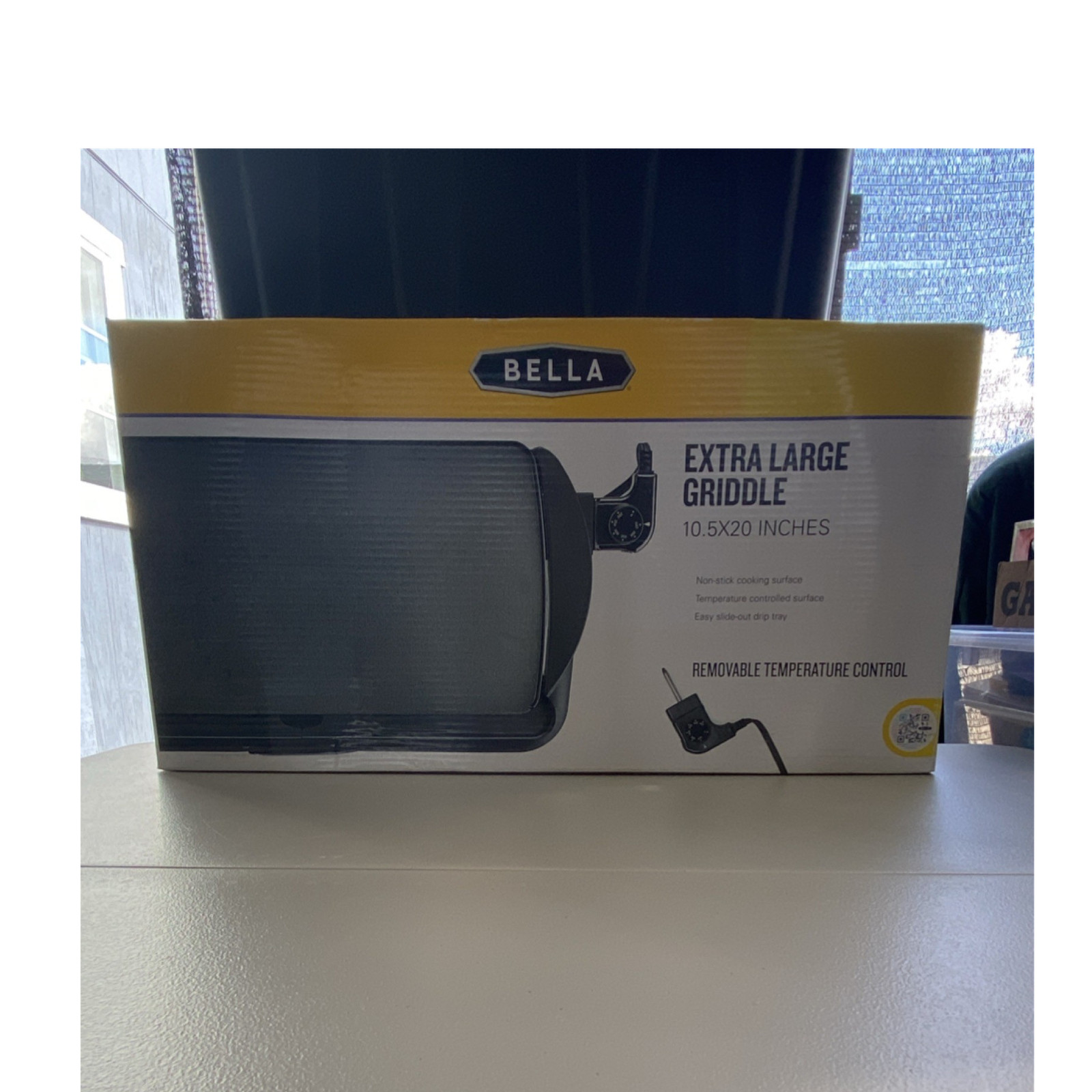 Bella Extra Large Electric Griddle GH-028 10.5x20in 1500W Non-Stick New In Box