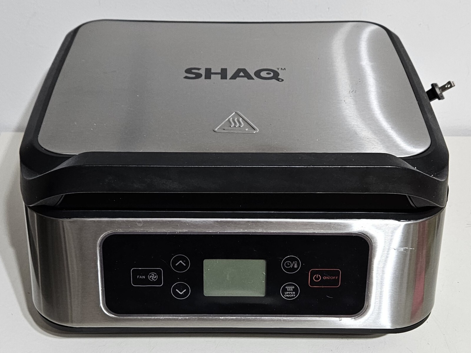 SHAQ Smokeless Grill & Press Electric Indoor Grill GMC01 Complete – TESTED
