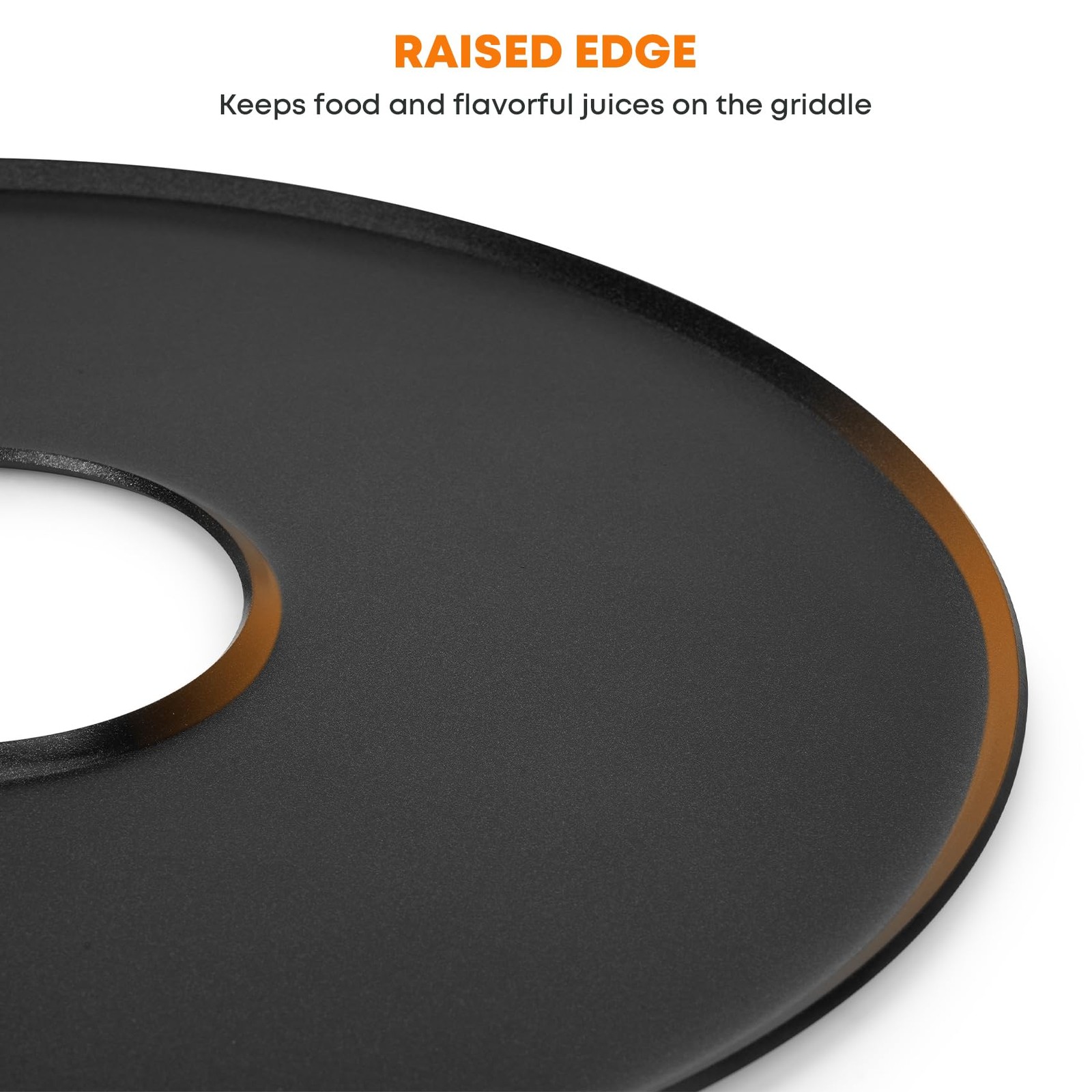 Stanbroil Round Griddle Insert Weber 22 Kettle Charcoal Grill Nonstick Coating