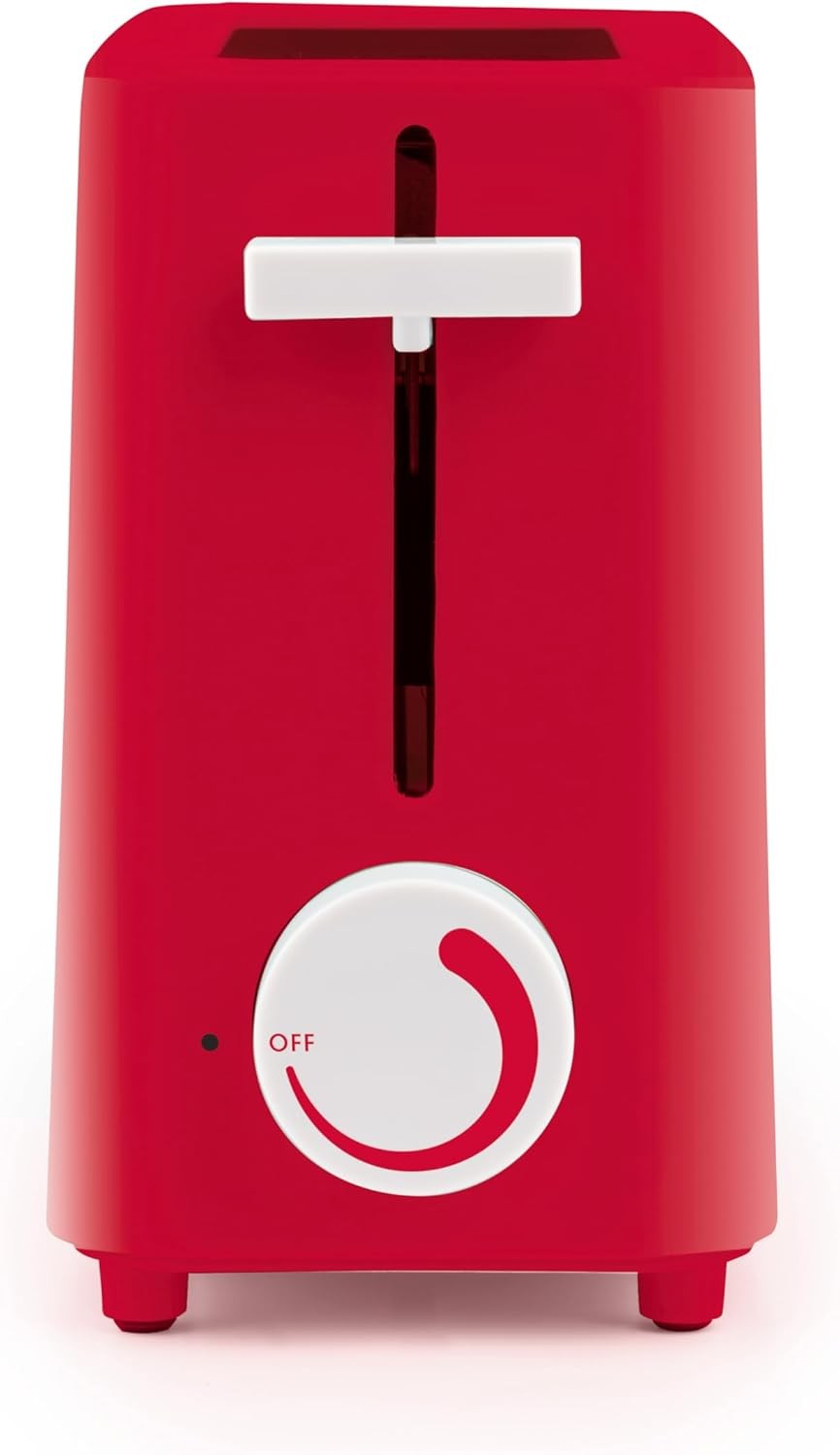 Nostalgia MyMini Single Slice Toaster | 1.25″ Wide Slot, Portion Control, Red
