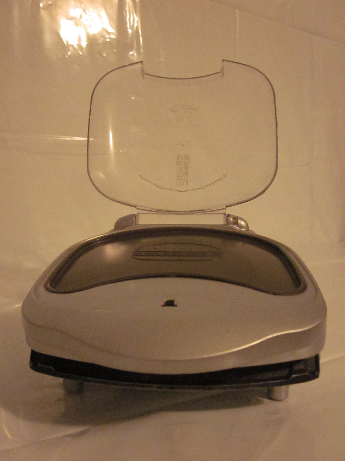 George Foreman Lean Mean Fat Reducing Grilling Machine w/ Bun Warmer GR10ABW