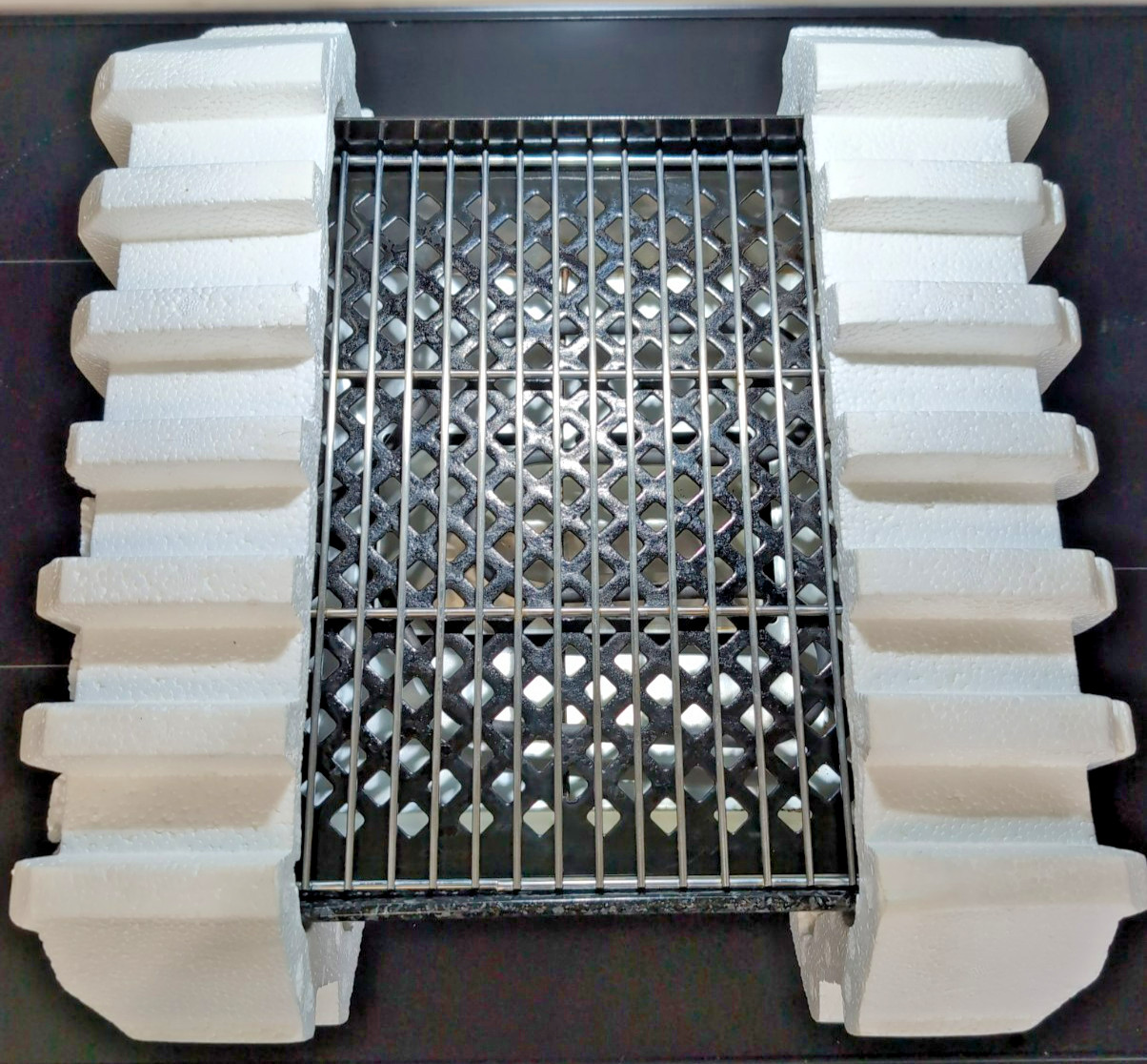 Maverick 960W Vintage Cool-Touch Stoneware Electric dual surface Indoor Grill