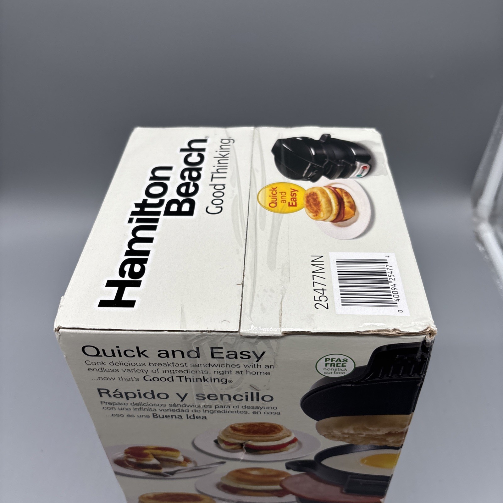 New Hamilton Beach 25477MN Breakfast Sandwich Maker