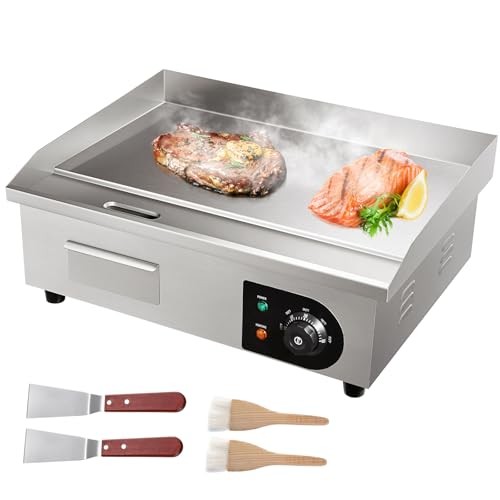 VEVOR Commercial Electric Griddle 22 1600W Countertop 110V