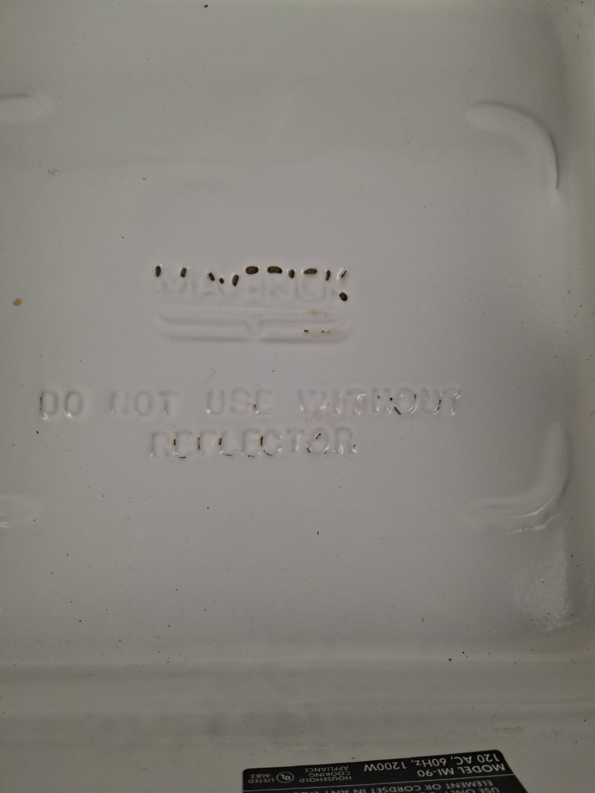 VINTAGE Maverick MI-90 Cool-Touch Stoneware 1200W Electric Indoor Grill WORKS