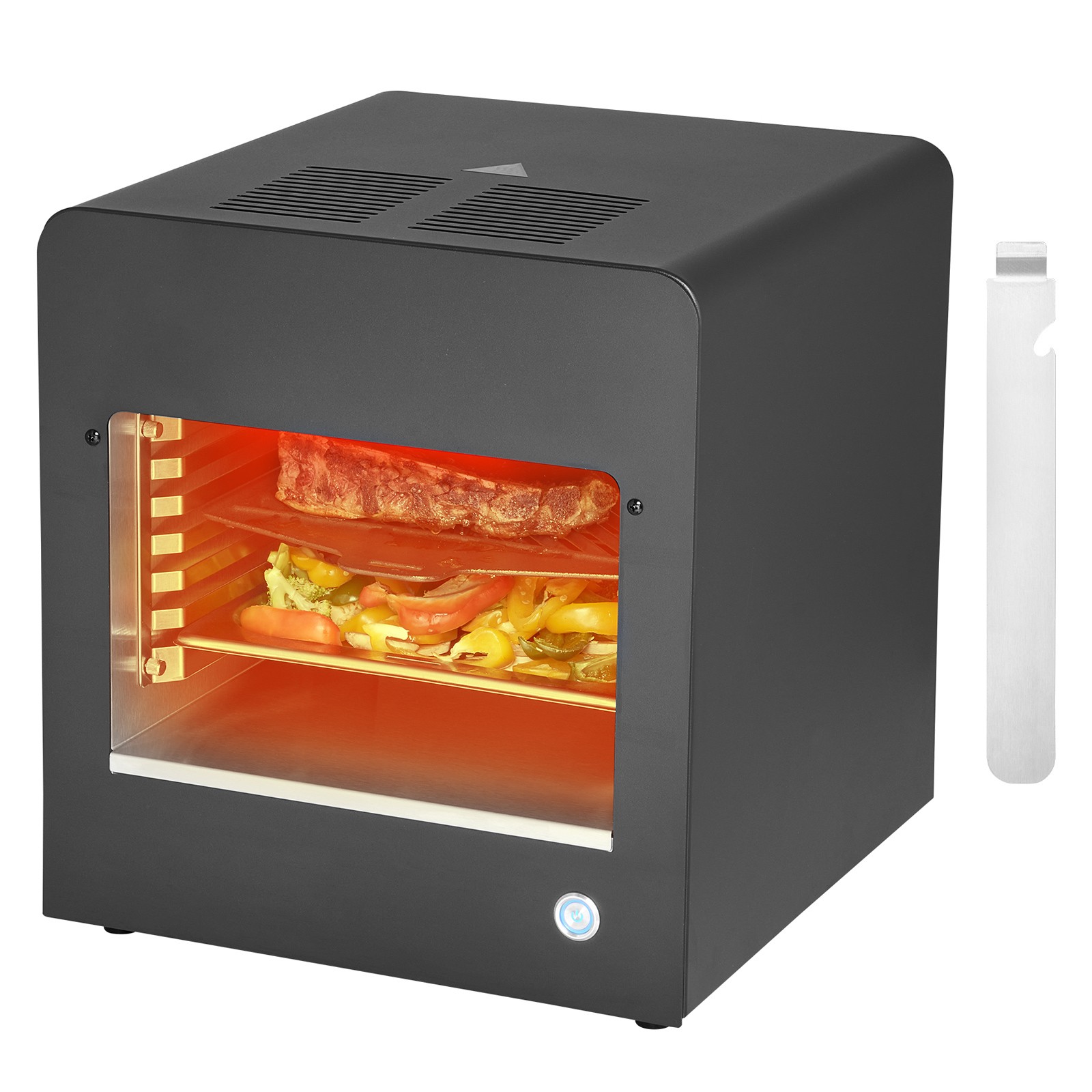 Uimoso Electric Steak Grill 1800W Smokeless Infrared Broiler Stainless Steel