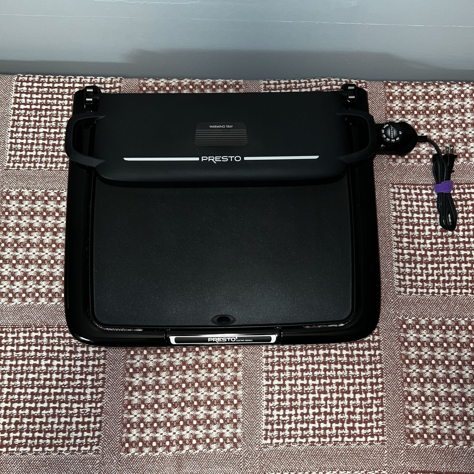 Presto Cool-Touch Non-Stick Electric Griddle/Warmer Plus Model #07023–VERY NICE