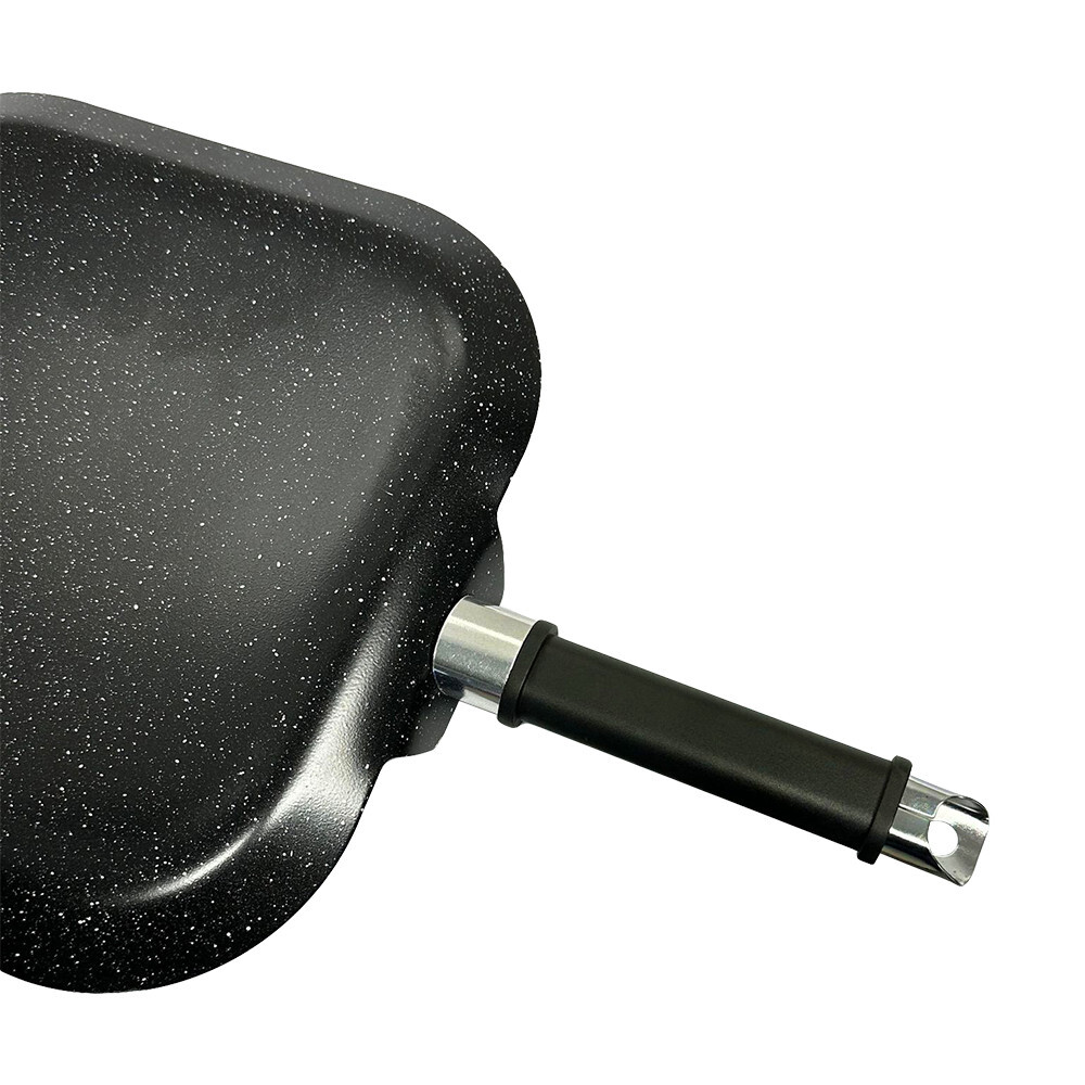 11” Heavy Gauge Aluminum Non-Stick Griddle Square Single Stove Frying Pan Cook
