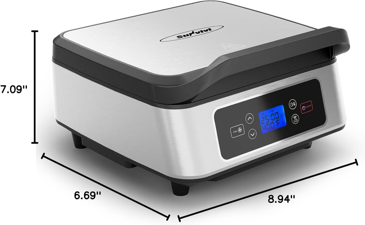 Electric Panini Press Sandwich Maker, 1300W Smokeless Indoor Grill with Removabl