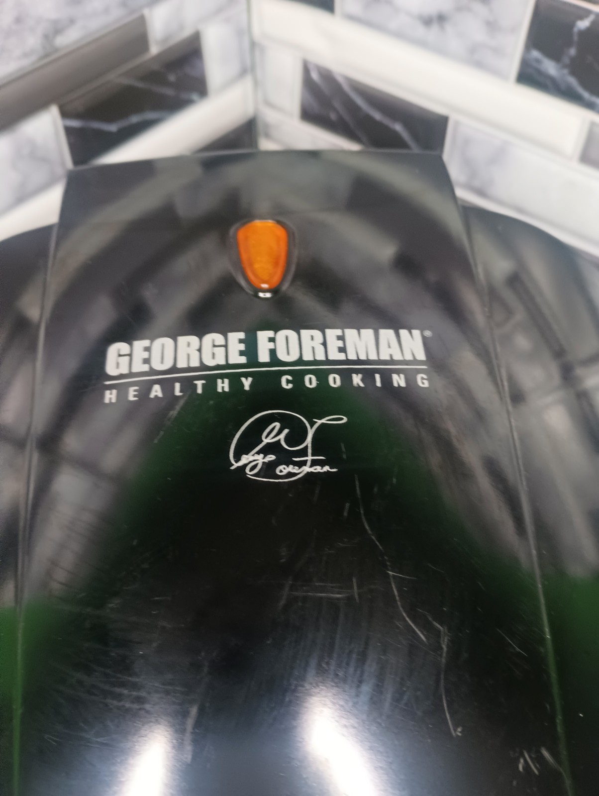 George Foreman GR0036B Grill Electric Indoor Non- Stick Grill Tested Working