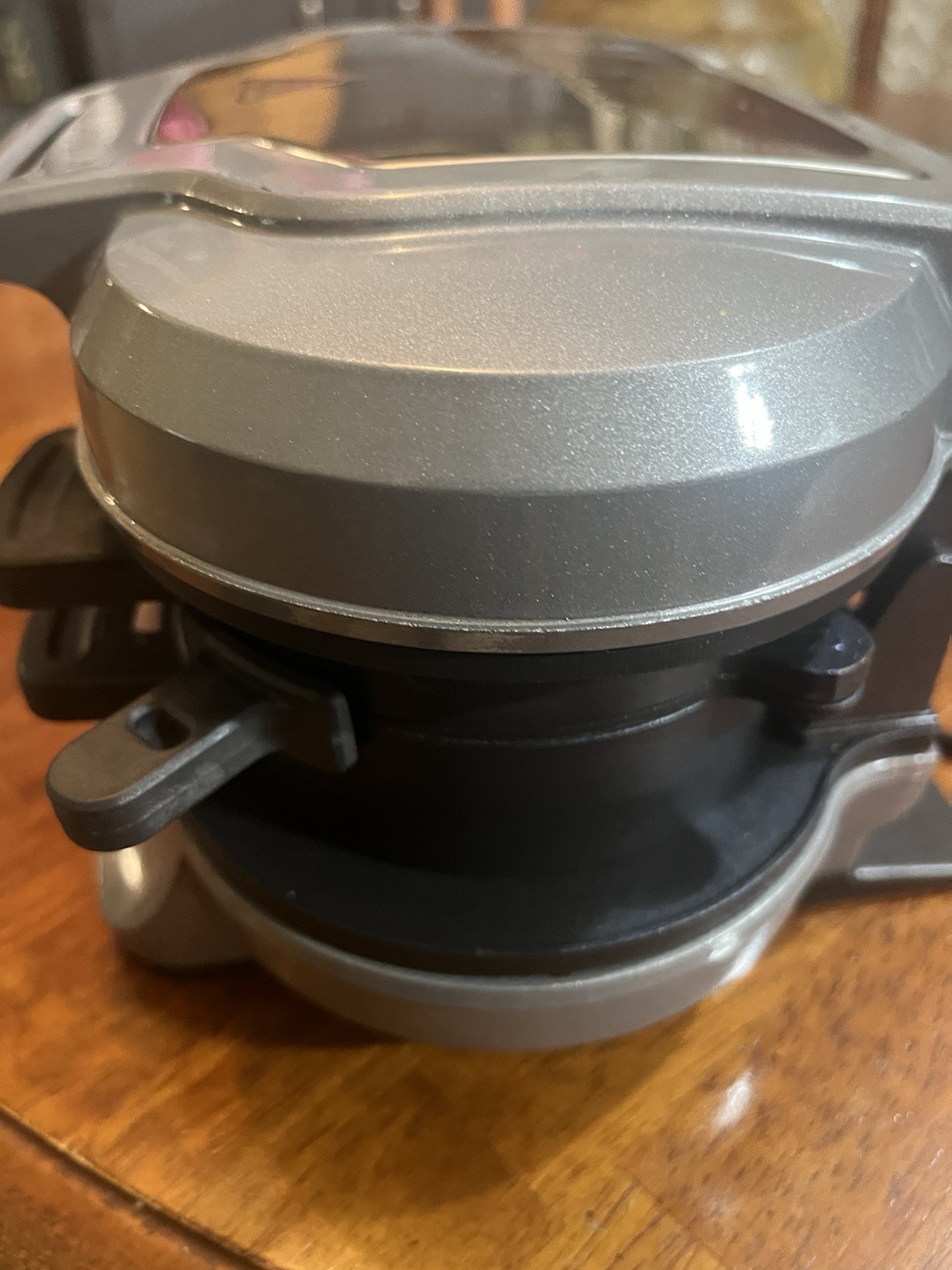 Hamilton Beach Dual Breakfast Sandwich Maker Silver 1200 W Non-Stick Timer