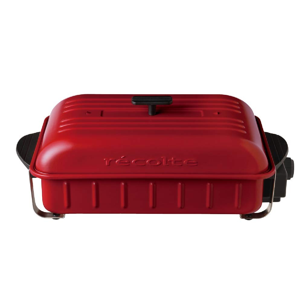 Recolte Home BBQ Electric Grill Hot Plate Red RBQ-1