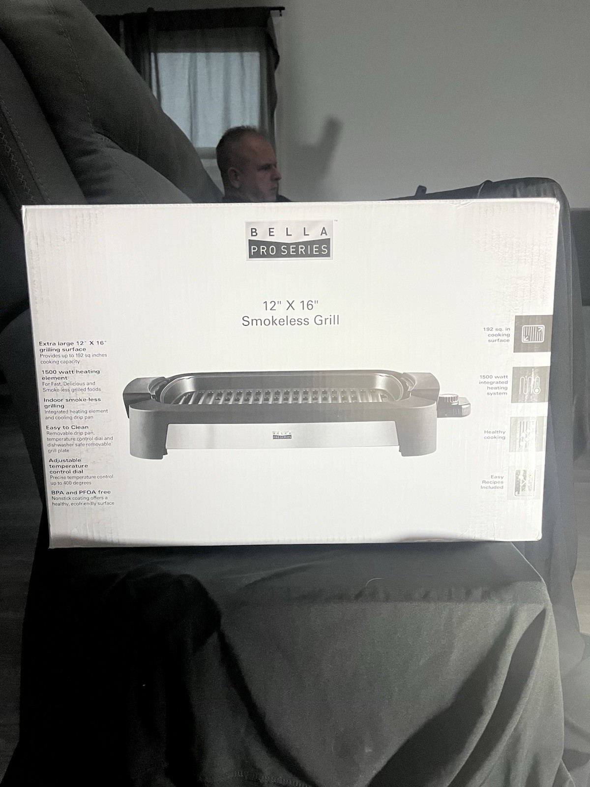 Bella Pro Series 12 X 16 Smokeless Grill